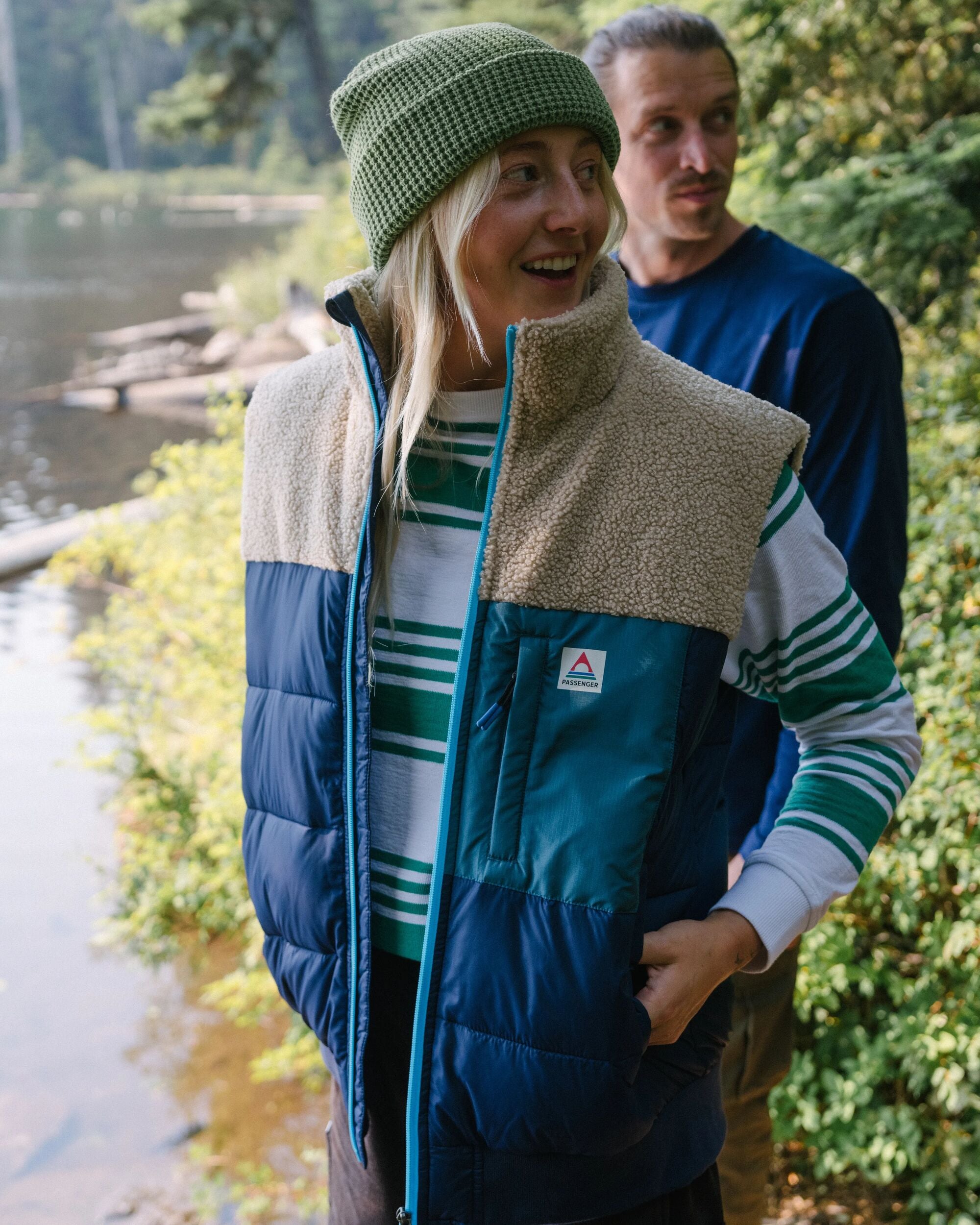 Inspire Recycled Insulated Vest - Rich Navy - Lifestyle