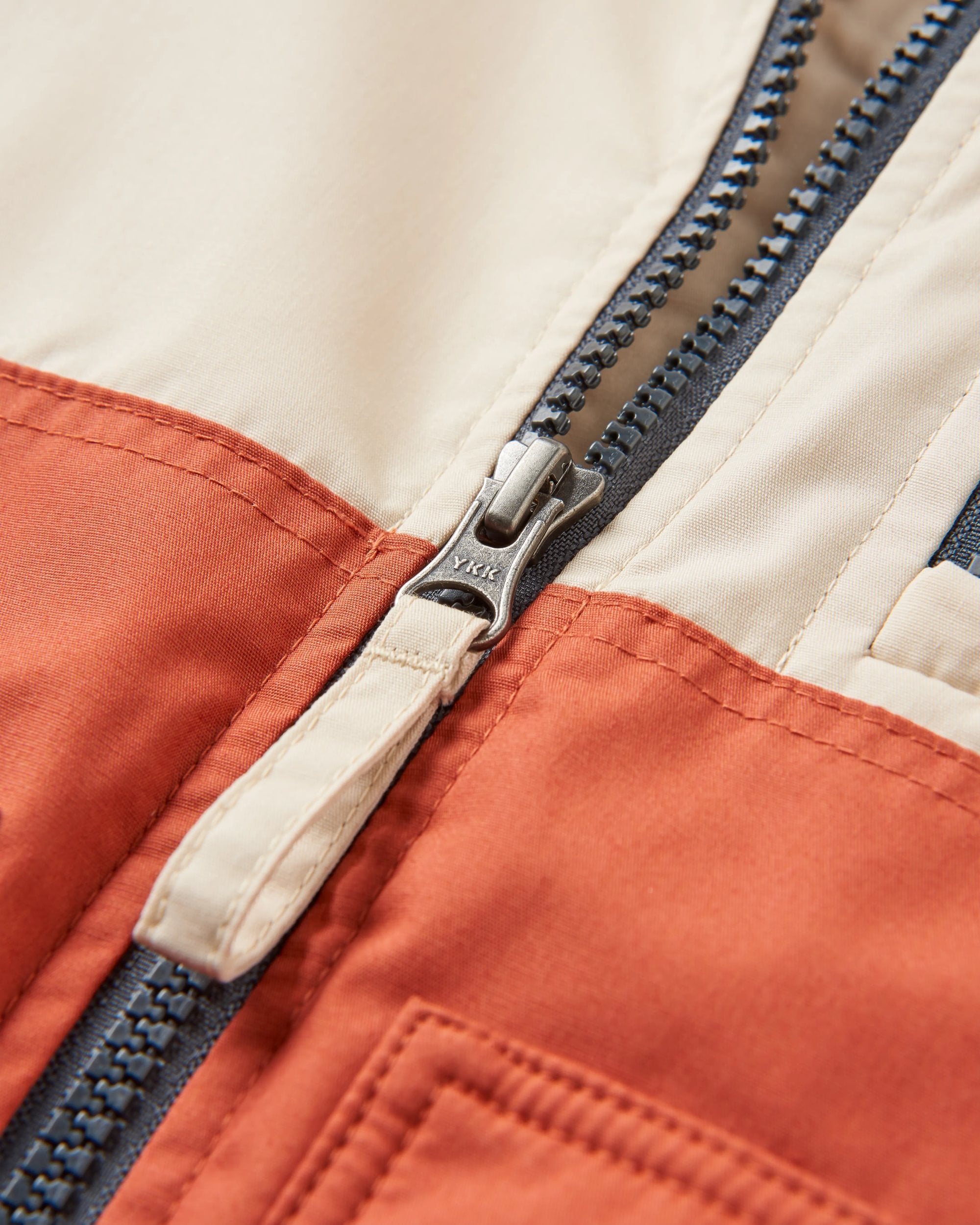 Finn Recycled Polar Fleece Lined Jacket - Baked Clay - Flatlay