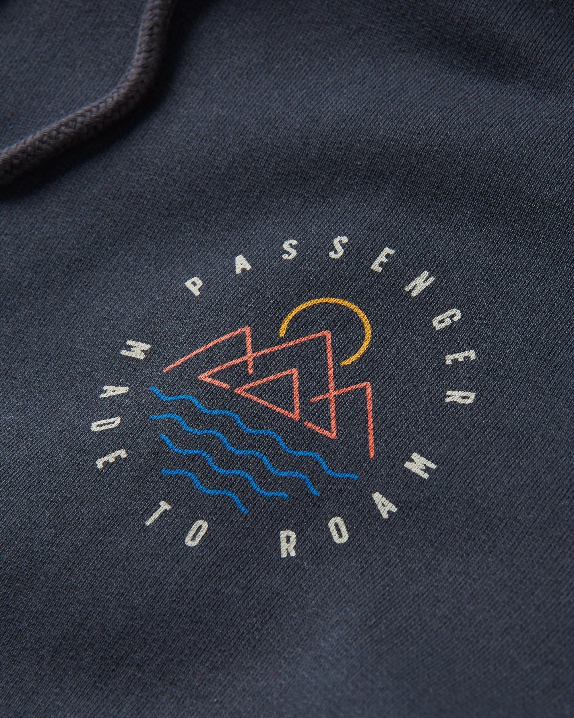 Escapism Recycled Cotton Hoodie - Black - Flatlay