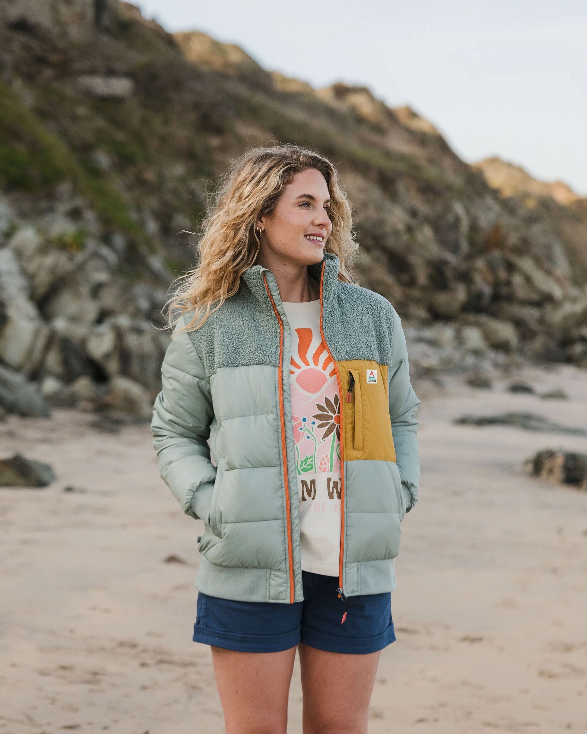 Inspire Recycled Insulated Jacket - Pistachio