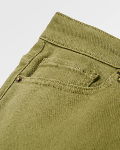 Farloche Organic Cotton Jeans - Khaki - Flatlay