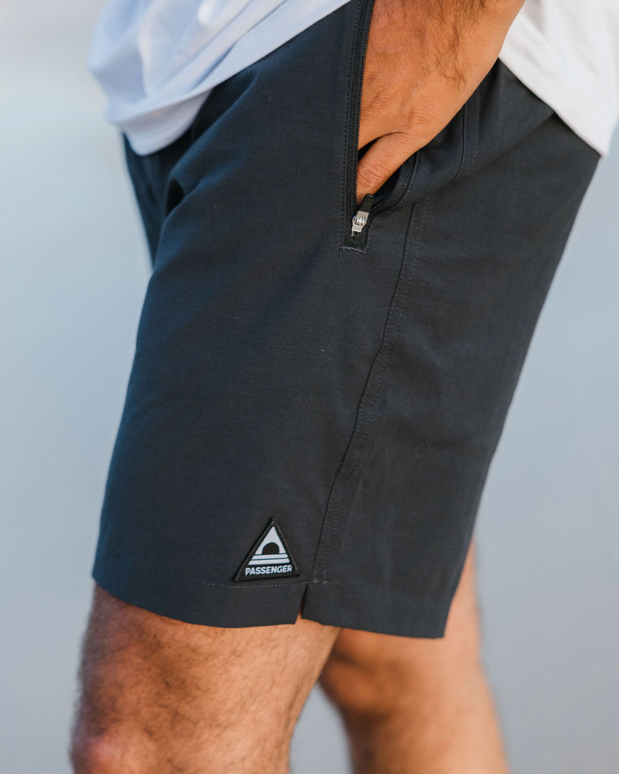 Traveller Organic All Purpose Short - Black - Lifestyle