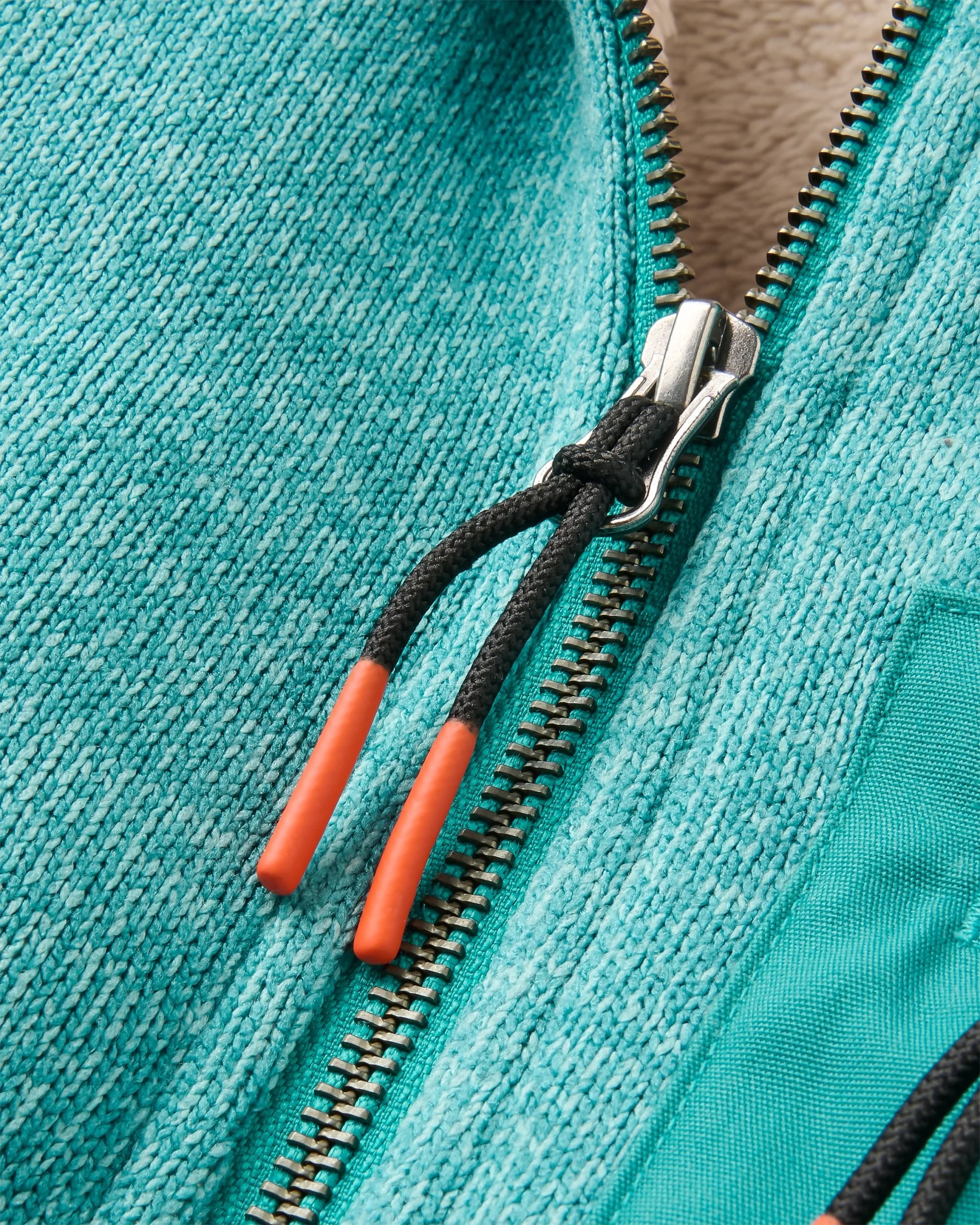 Big Skies Fleece Lined 1/2 Zip Sweatshirt - Pacific Green - Flatlay