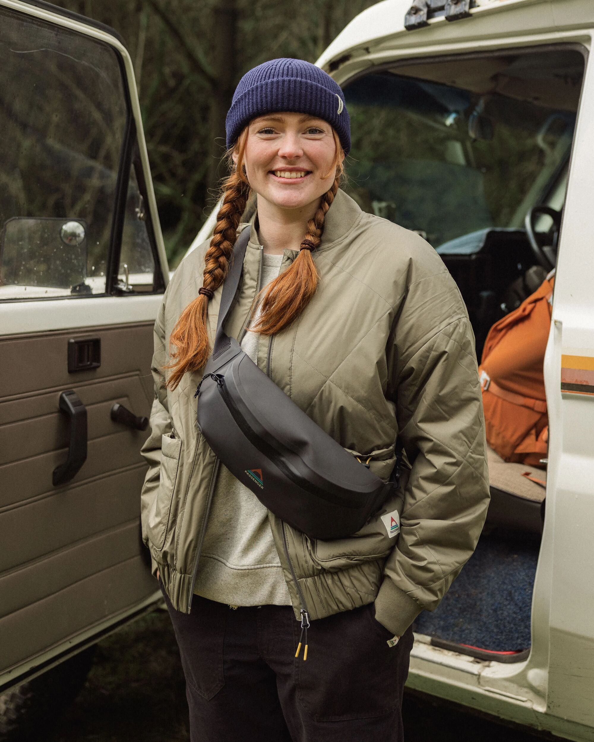 Lucia Sherpa Lined Bomber Jacket - Dusty Olive - Lifestyle