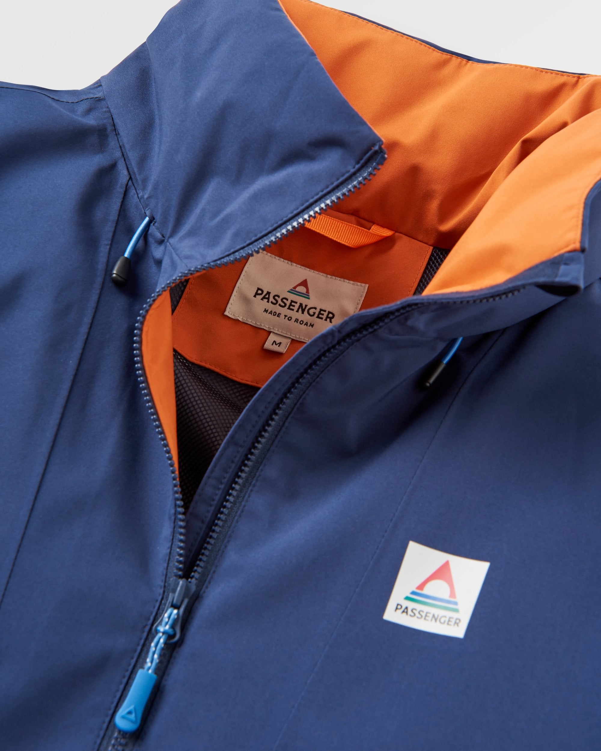 Diablo Recycled Waterproof Anorak - Rich Navy - Flatlay