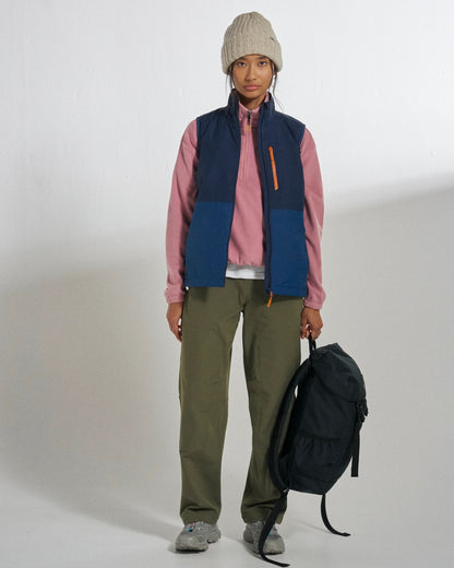 Shasta Lightweight Thermore® Insulated Vest - Rich Navy/Dark Denim - Studio Model
