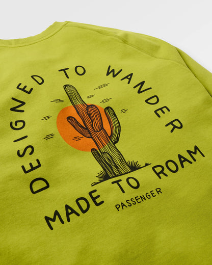 Explore Sweatshirt - Tea Green - Flatlay
