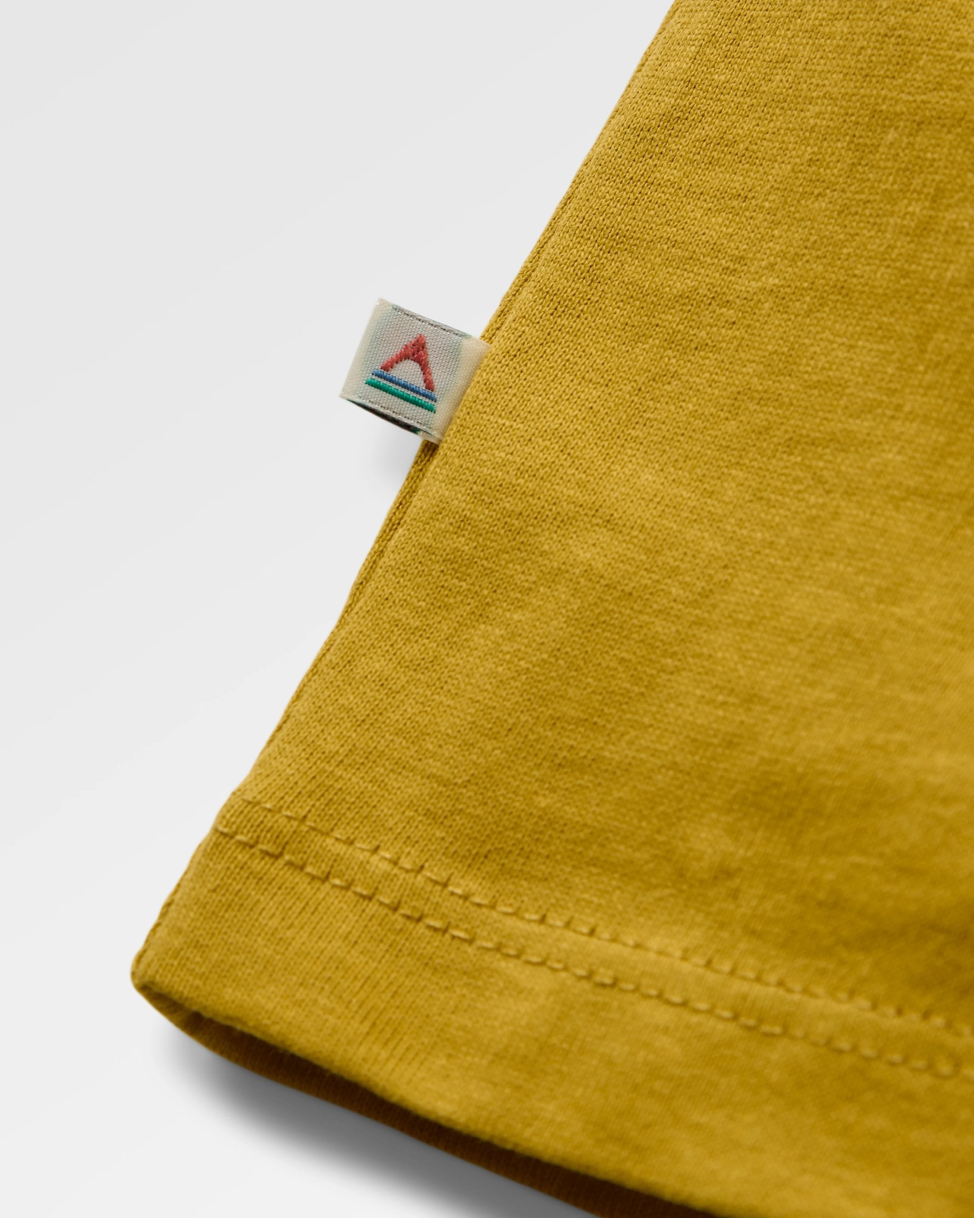 NWB Recycled Cotton T-Shirt - Heritage Yellow - Flatlay