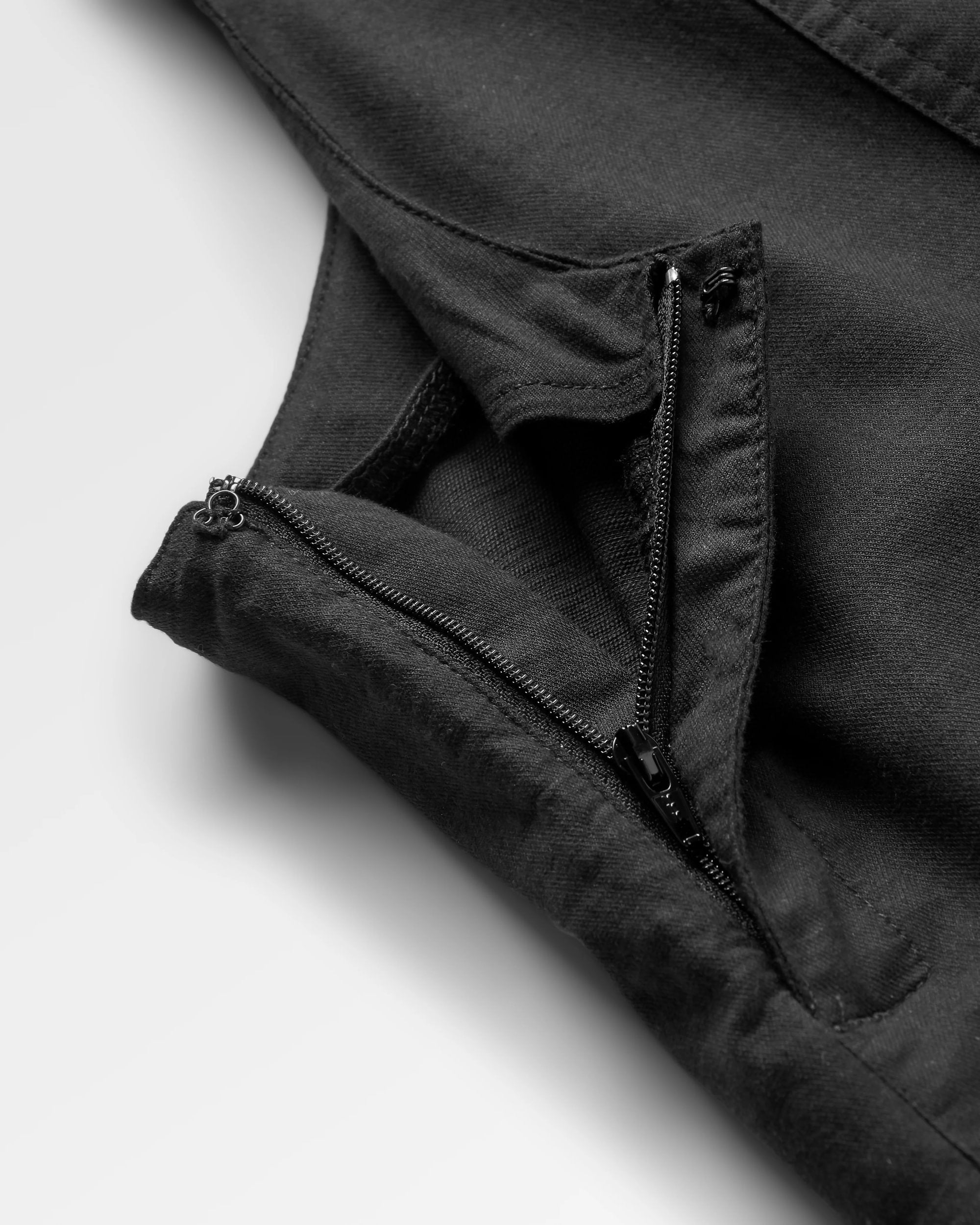 Meadows Organic Cotton Dungarees - Black - Flatlay