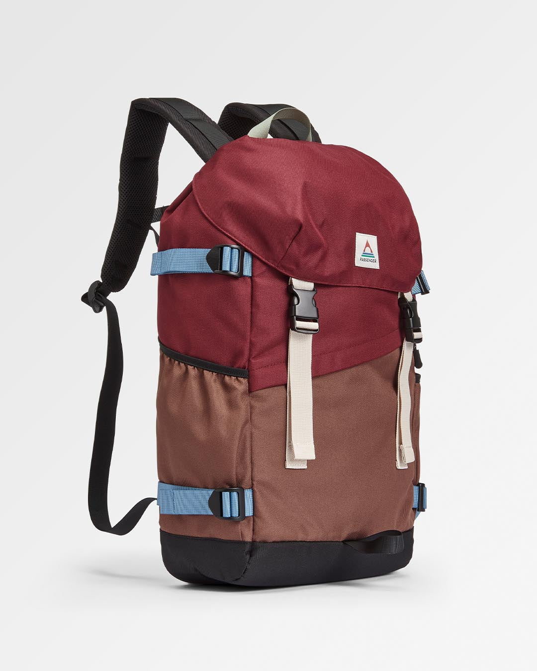 Boondocker Recycled 26L Backpack - Burgundy/Chestnut - Flatlay
