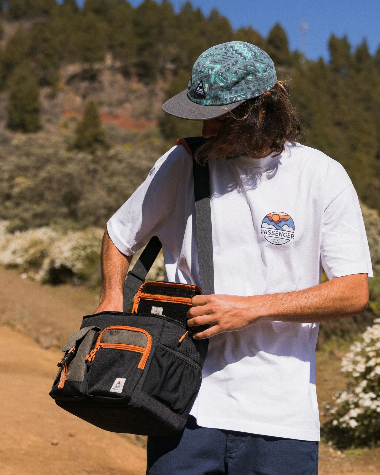 MensBoondocker Recycled Camera Bag - True Black/ Khaki - Lifestyle