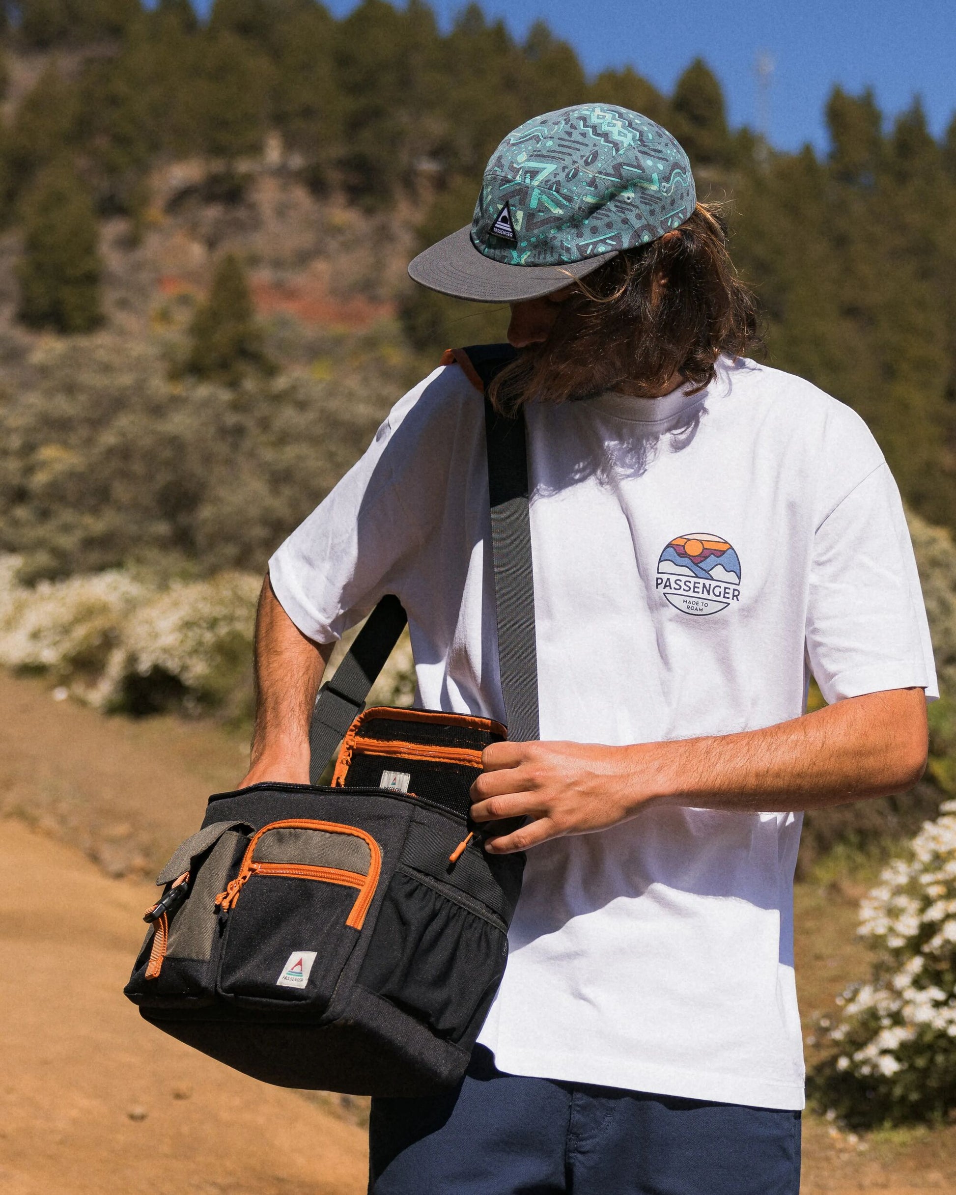 MensBoondocker Recycled Camera Bag - True Black/ Khaki - Lifestyle