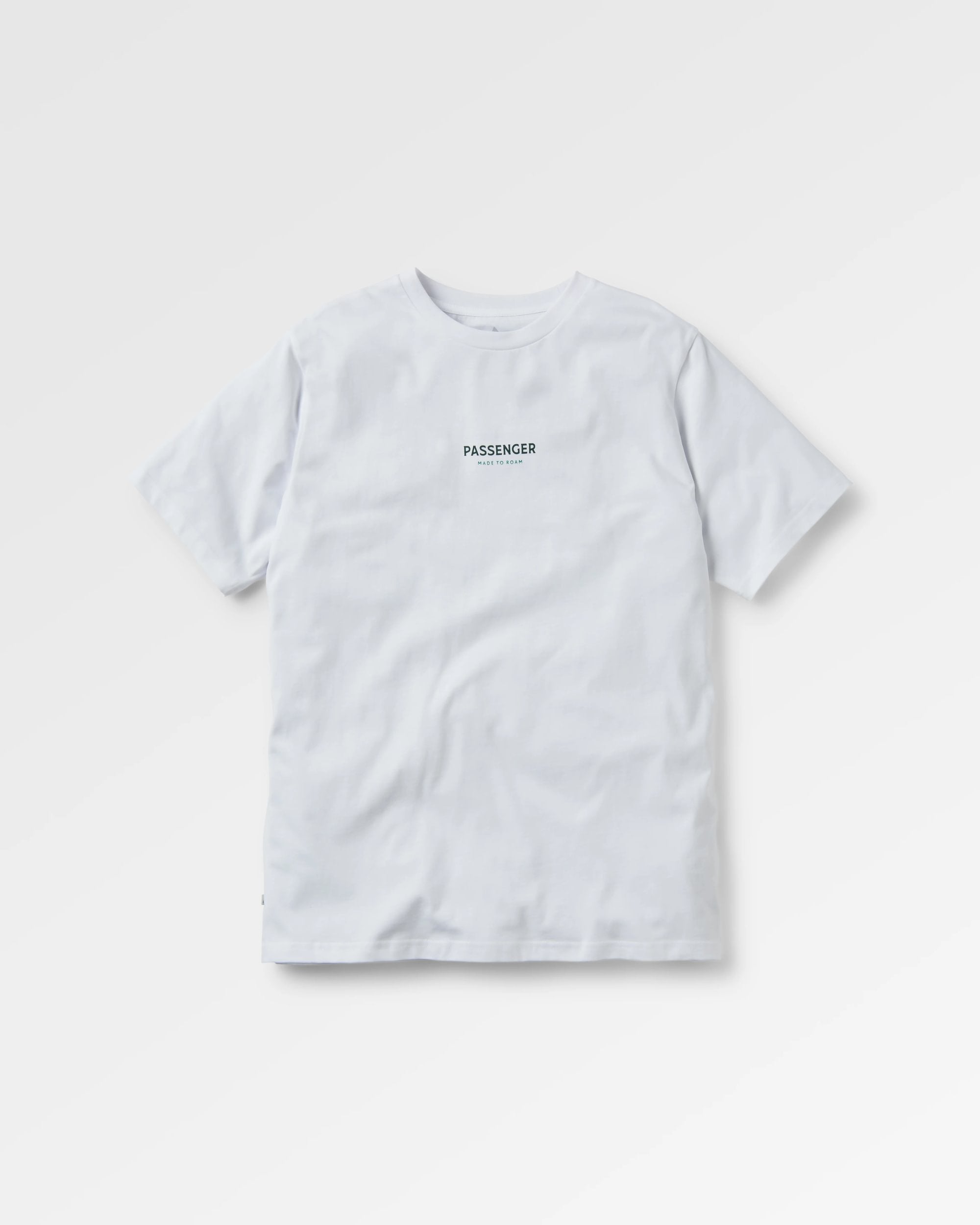 Phoenix Organic Cotton T-Shirt - White - Flatlay