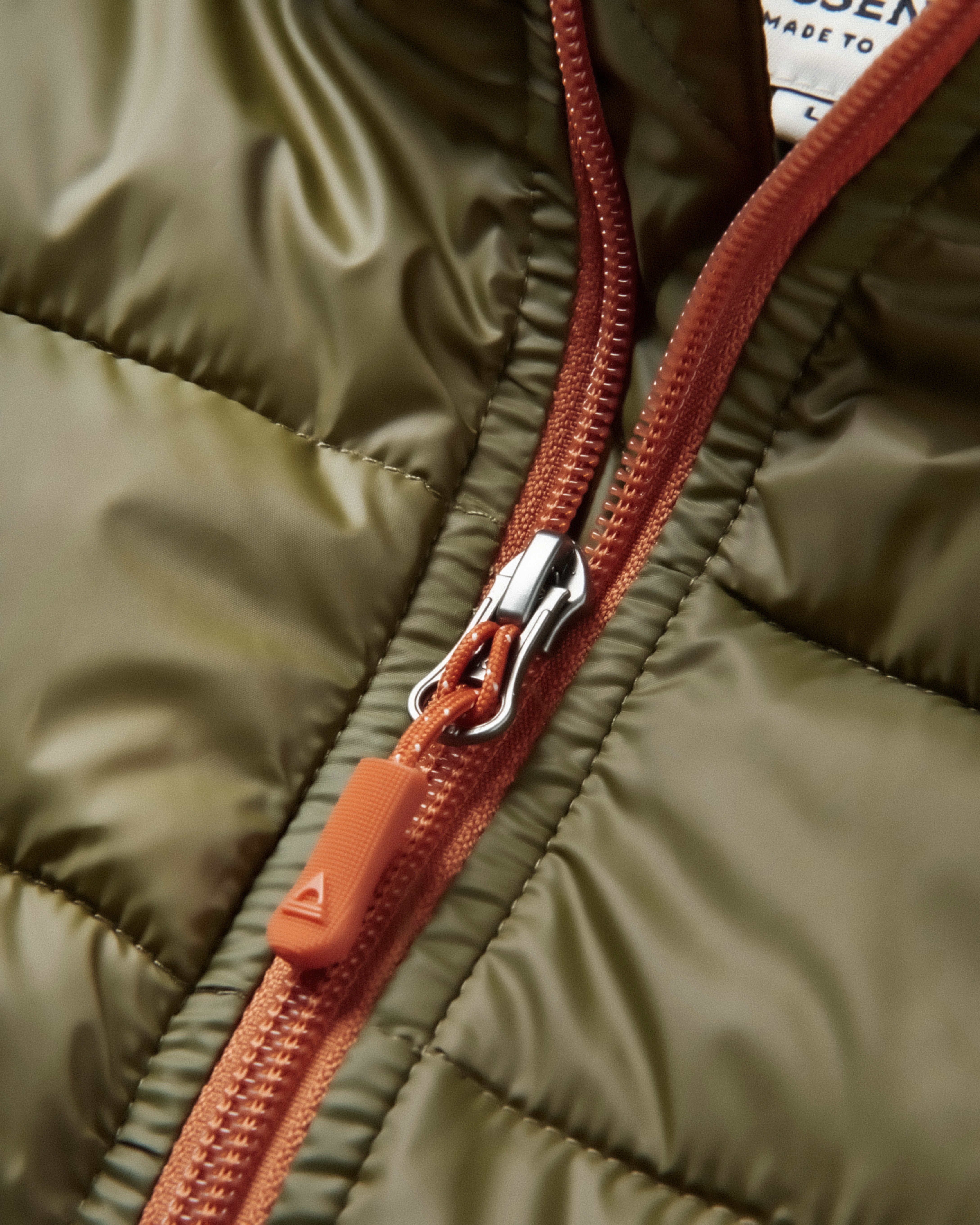 Roamer Insulated Vest - Khaki - Flatlay