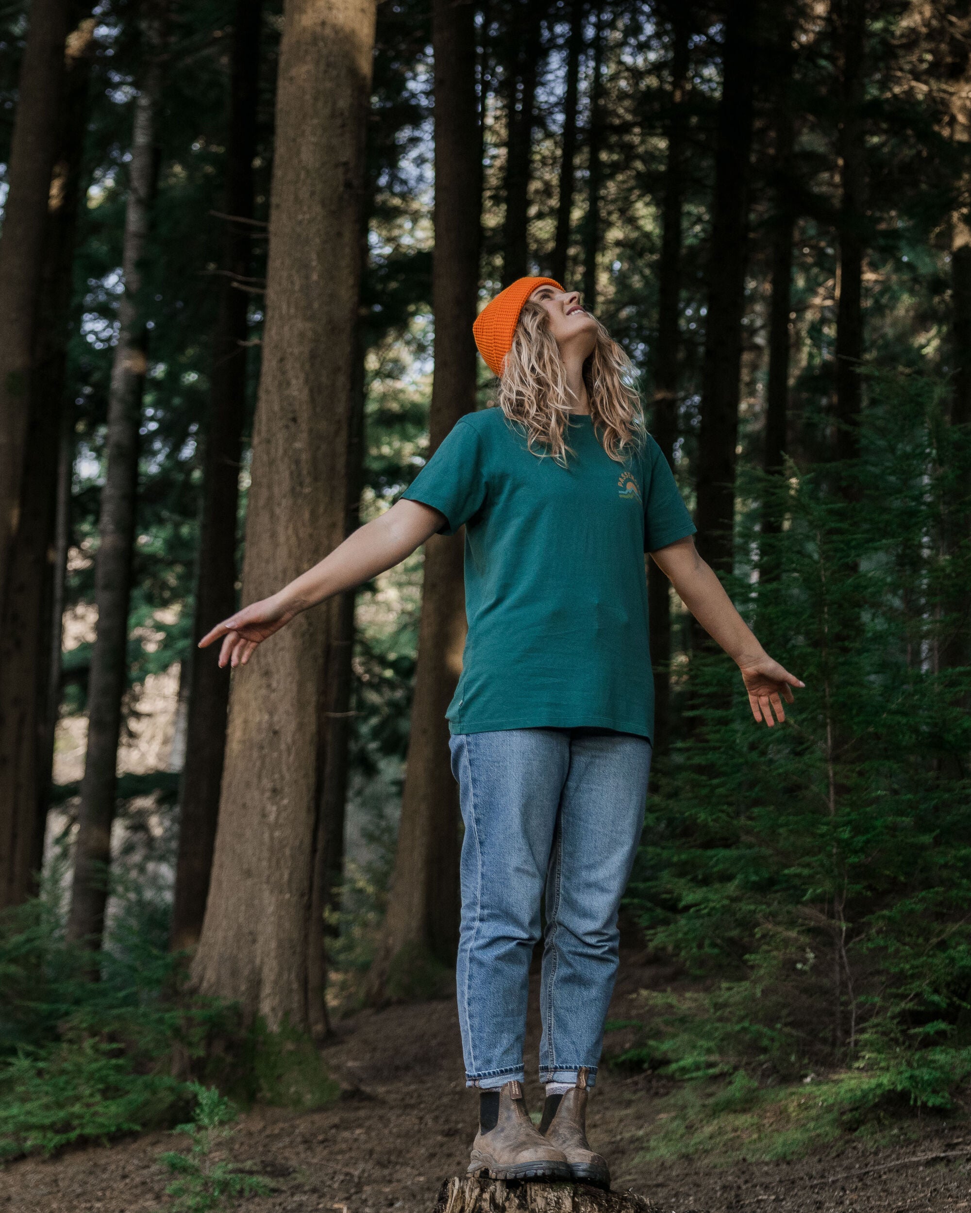 Breathe Recycled Cotton T-Shirt - Mediterranean - Lifestyle