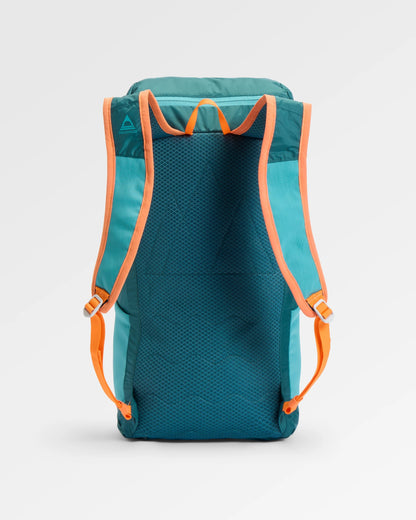 Travelscape Light Backpack - Mediterranean/ Ocean Teal - Flatlay