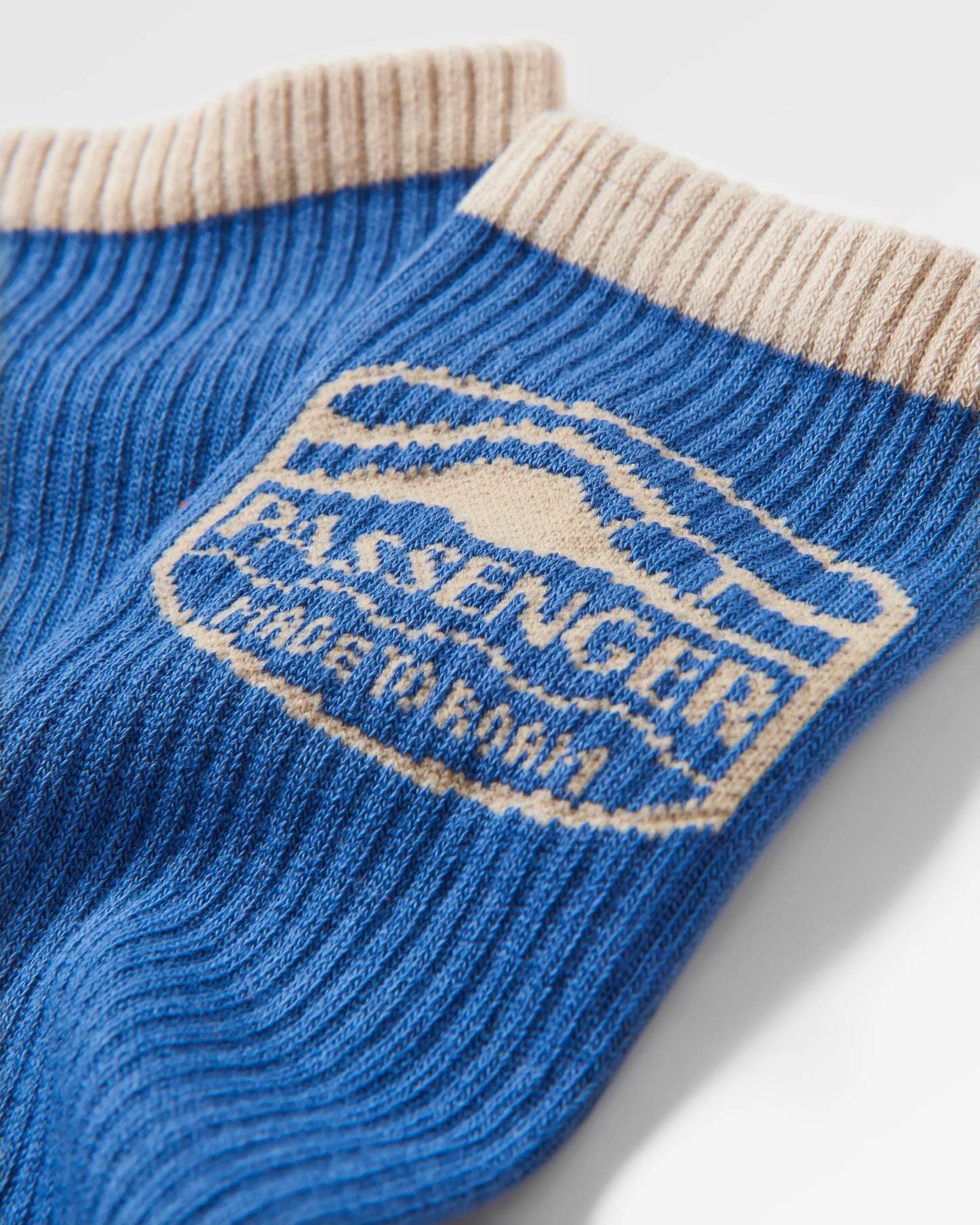 Rambler Organic Midweight Crew Socks - Moonlight Blue