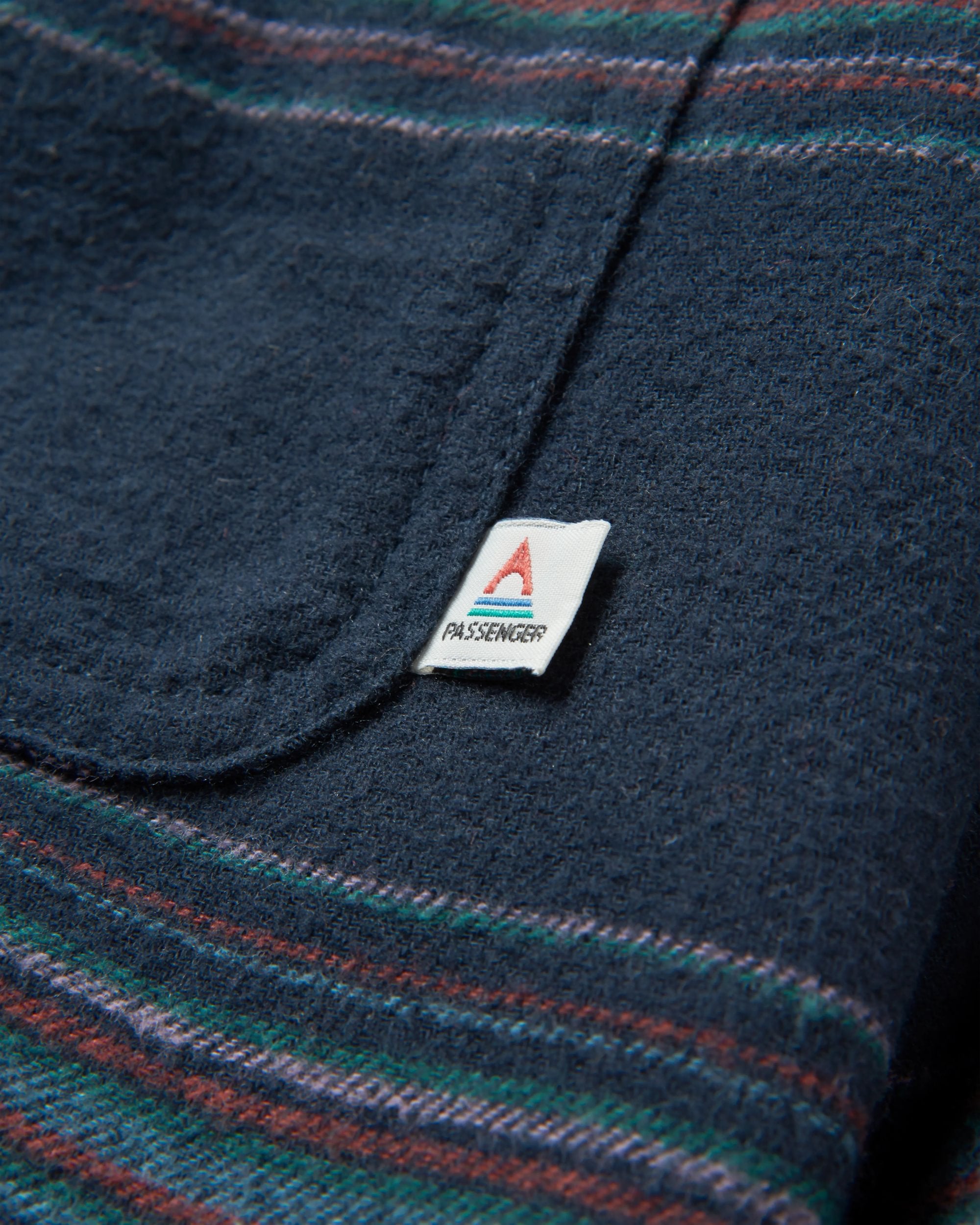 Backcountry Stripe Shirt - Black Stripe - Flatlay