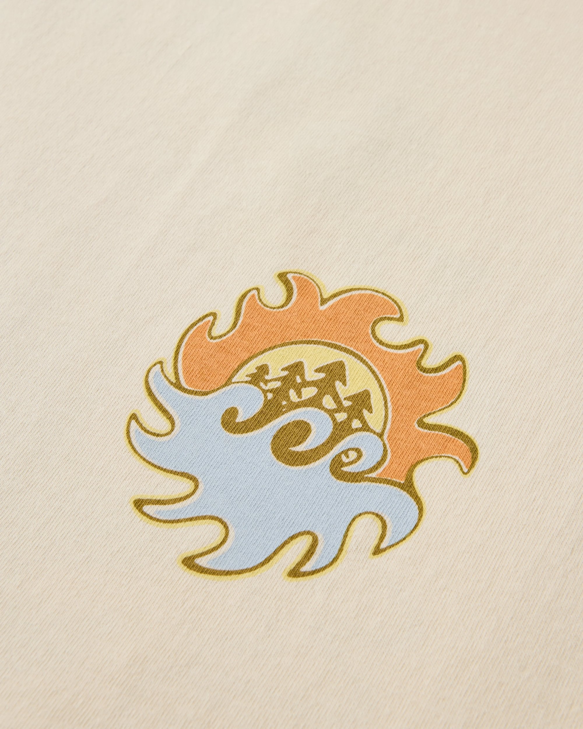 Dune Men's Recycled Cotton Vest - Birch - Flatlay