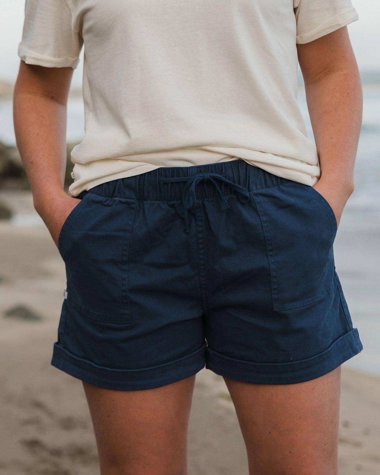 Carriso Organic Cotton Shorts - Dark Denim