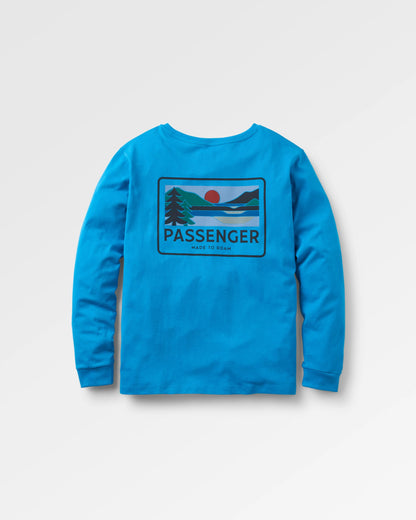 Roamer Recycled Cotton LS T-Shirt - Bluejay - Flatlay