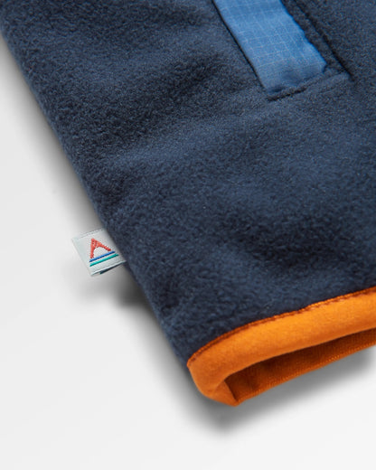 Adrift Recycled Polar Fleece - Deep Navy