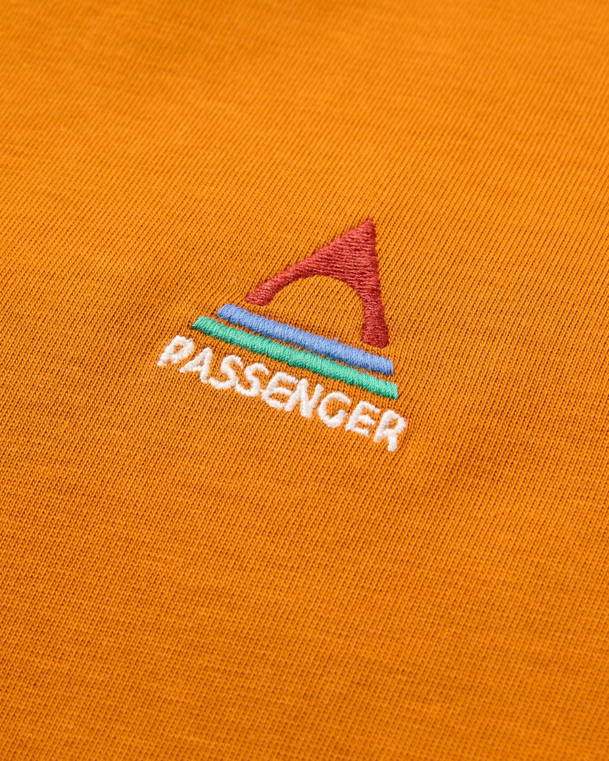 Vita Organic Relaxed Fit T-Shirt - Retro Orange - Flatlay