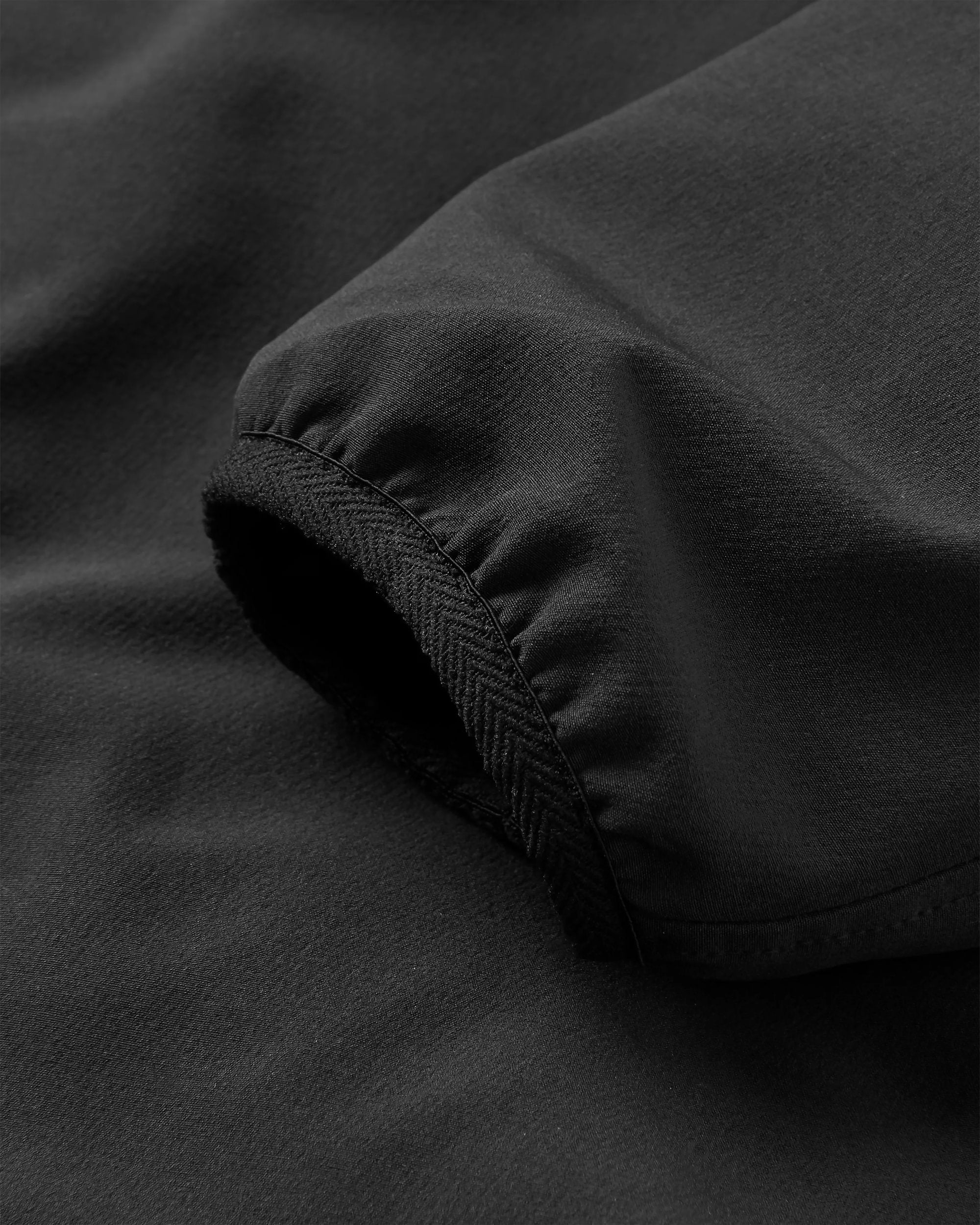 Ocean Recycled Softshell Anorak - Black - Flatlay