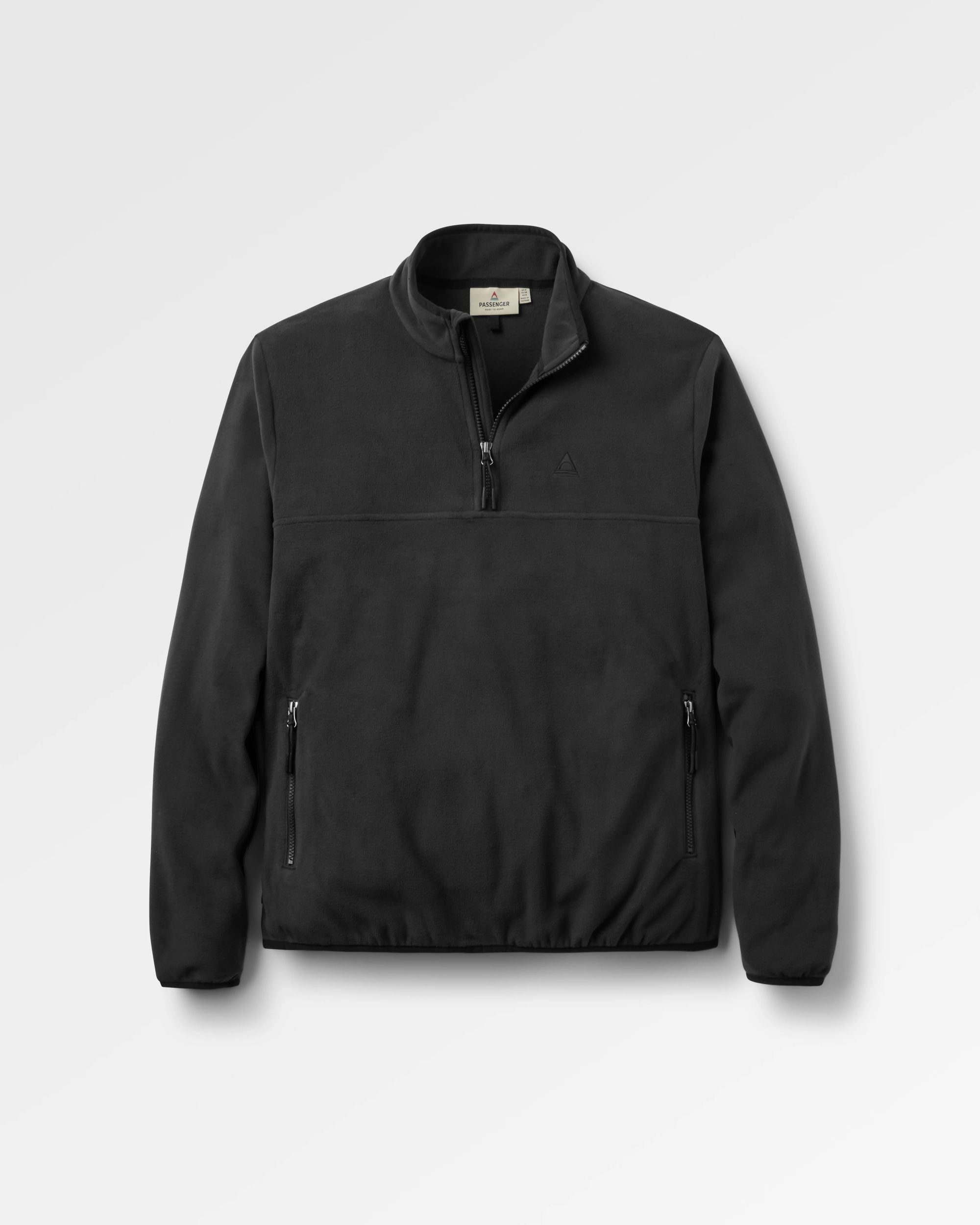 Set Off Polartec® 1/4 Zip Fleece - Black - Flatlay