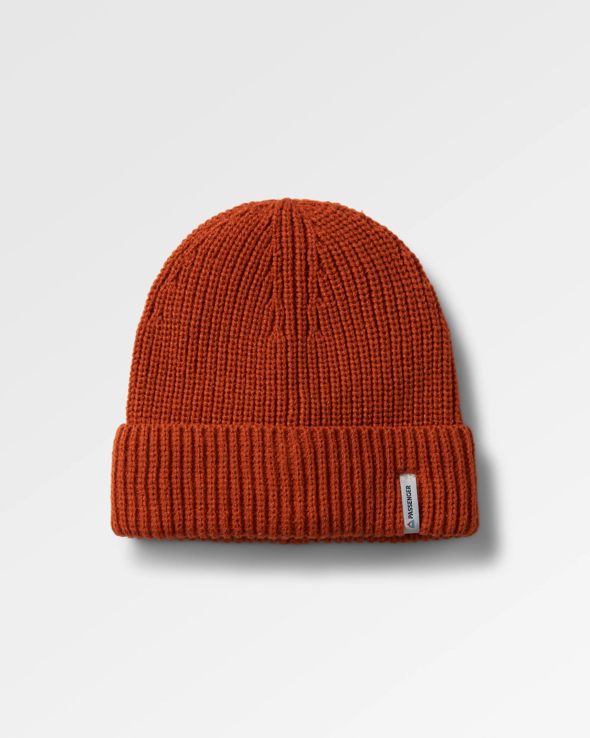 Compass Recycled Beanie - Rust