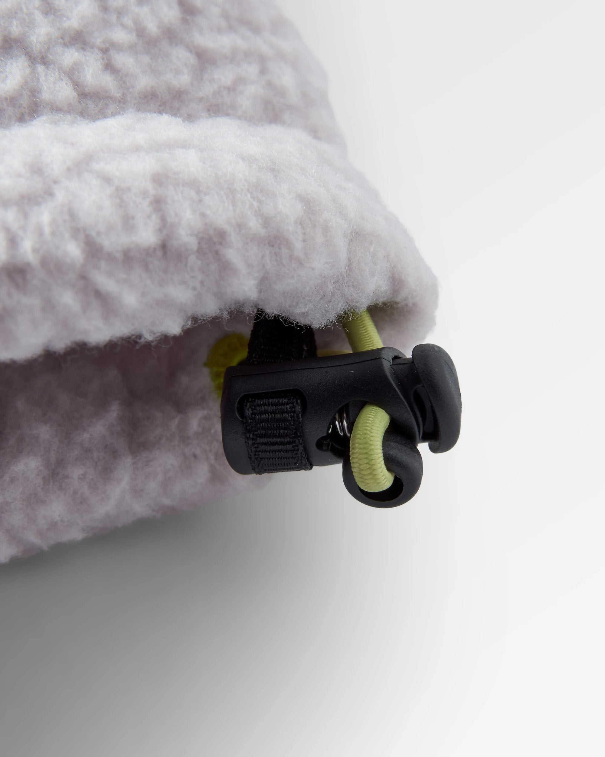 Fairbanks Recycled Sherpa Gilet - Stem Green/Vintage White - Flatlay