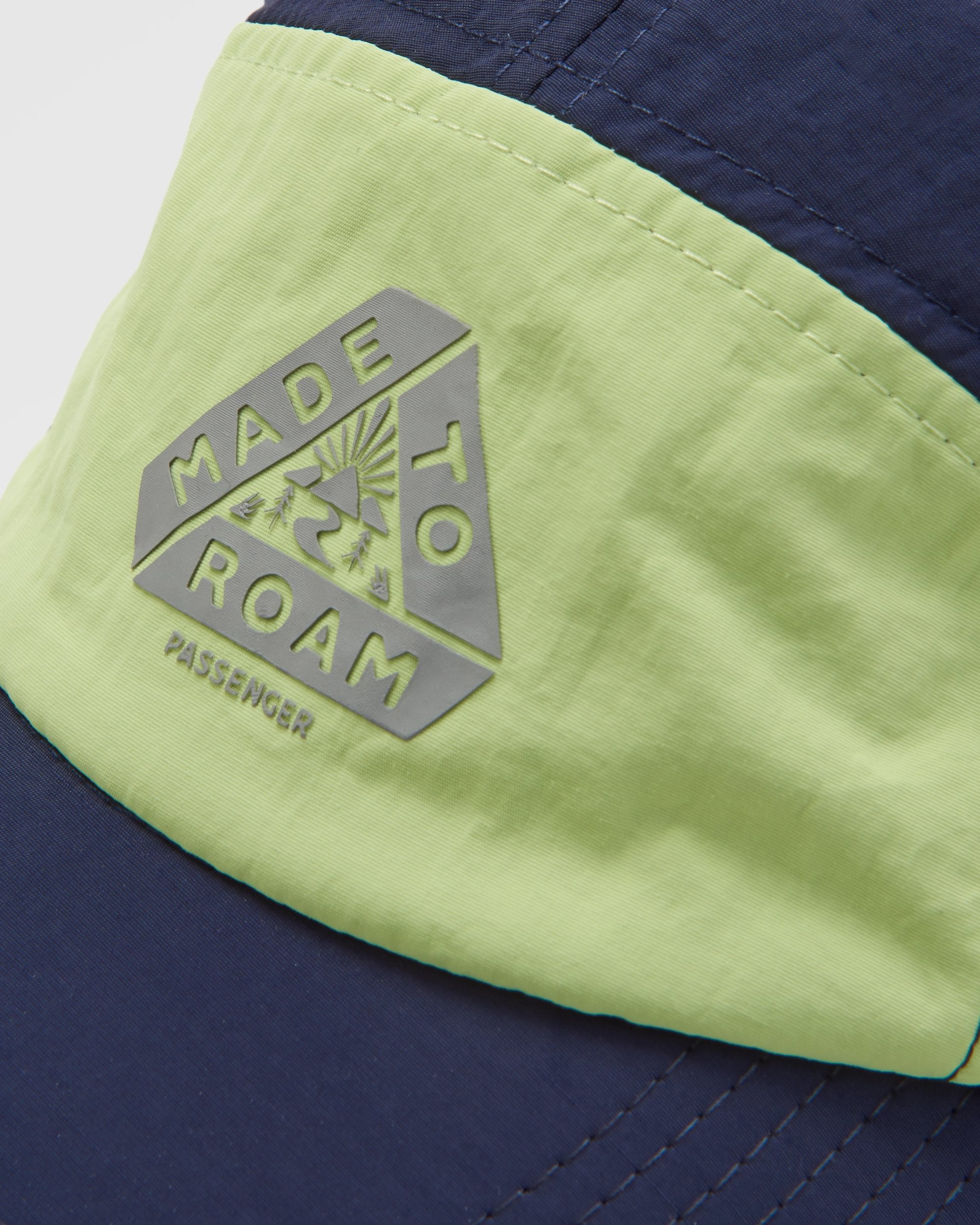 Emerge 5 Panel Trail Cap - Moonlight Blue - Flatlay