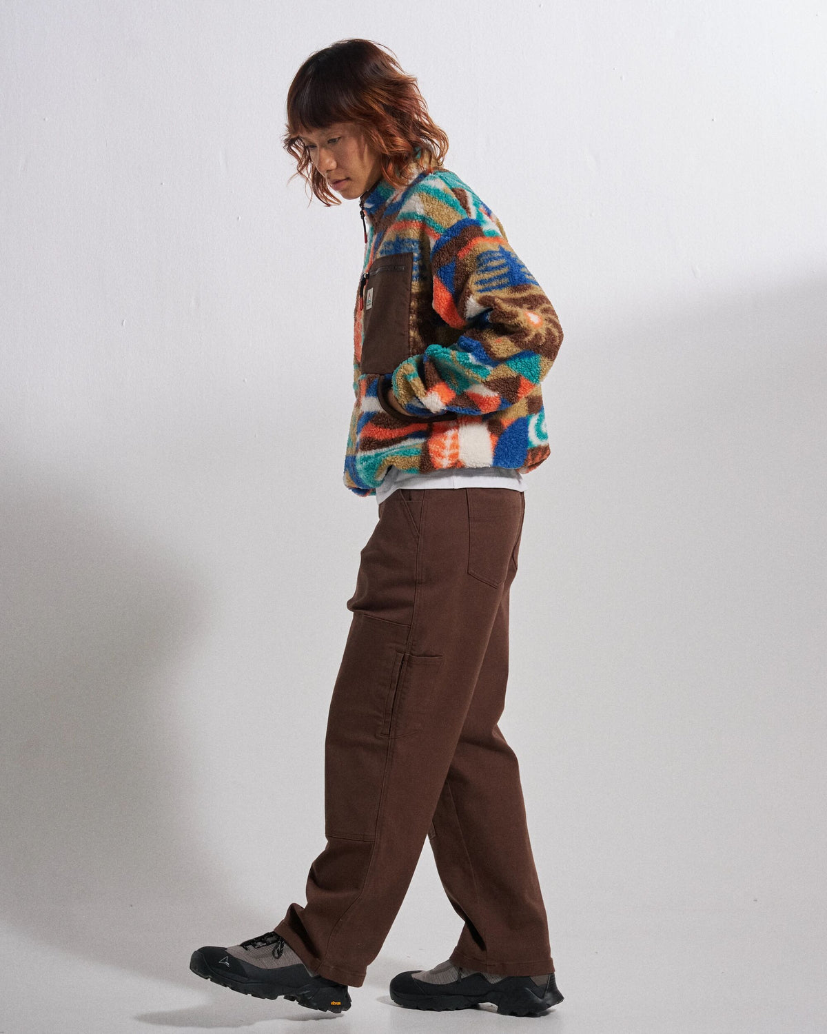 Fortuna Trousers - Chestnut - Studio Model