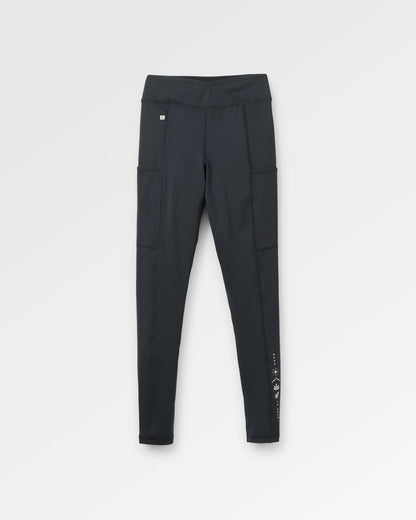 Mantra Active Leggings - Black - Flatlay