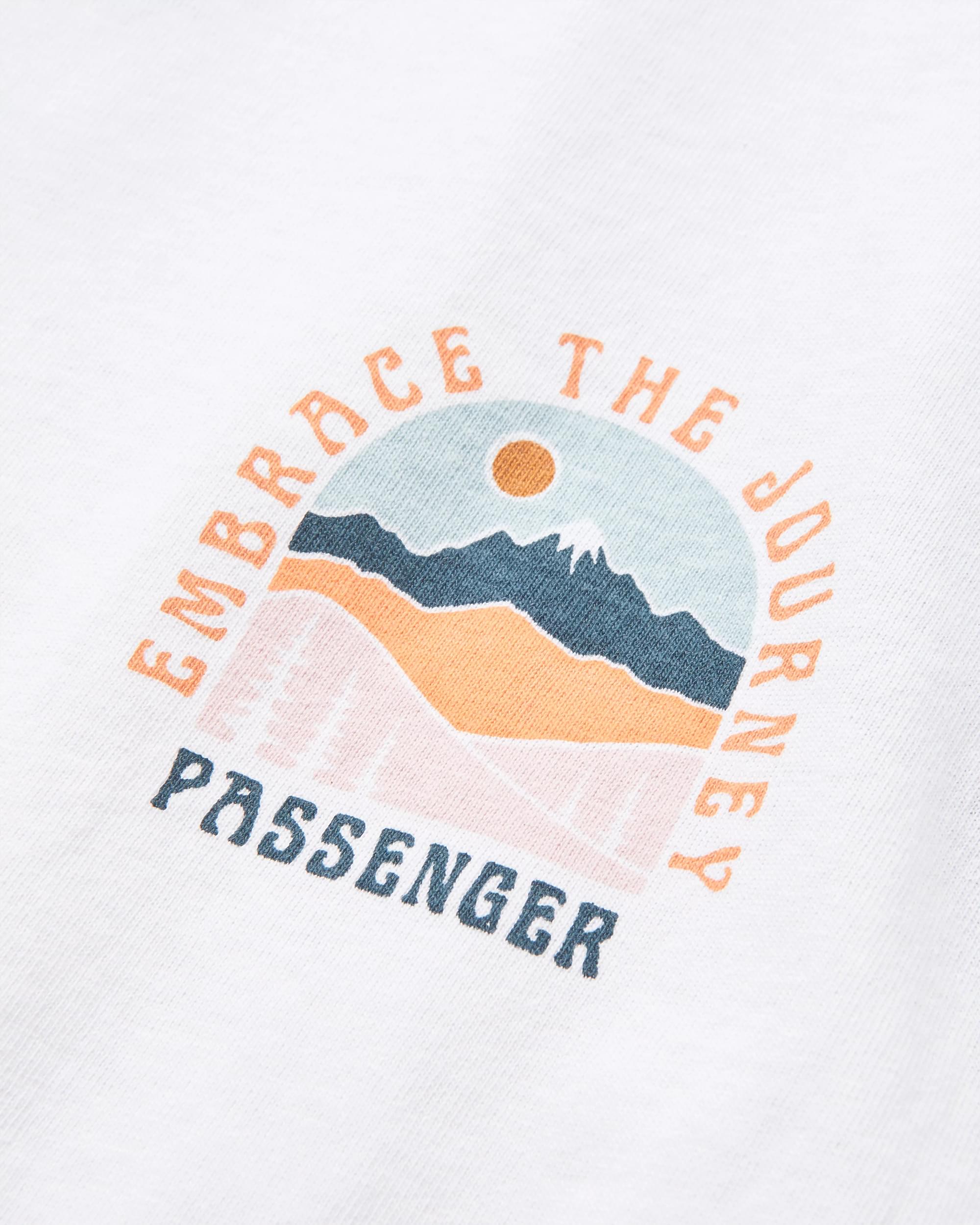 Outlook Recycled LS T-Shirt - True Blue - Flatlay