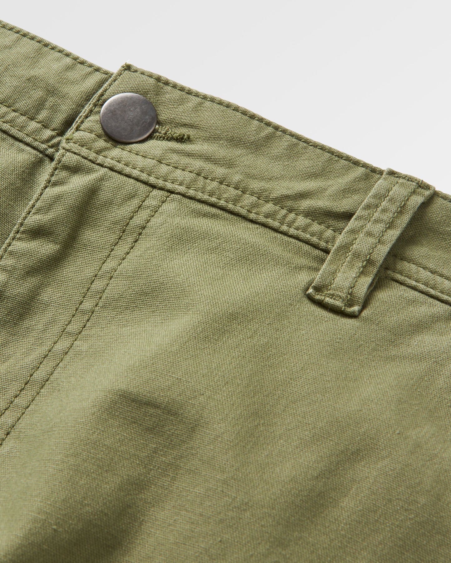 Vantage Organic Cotton Canvas Trouser - Khaki