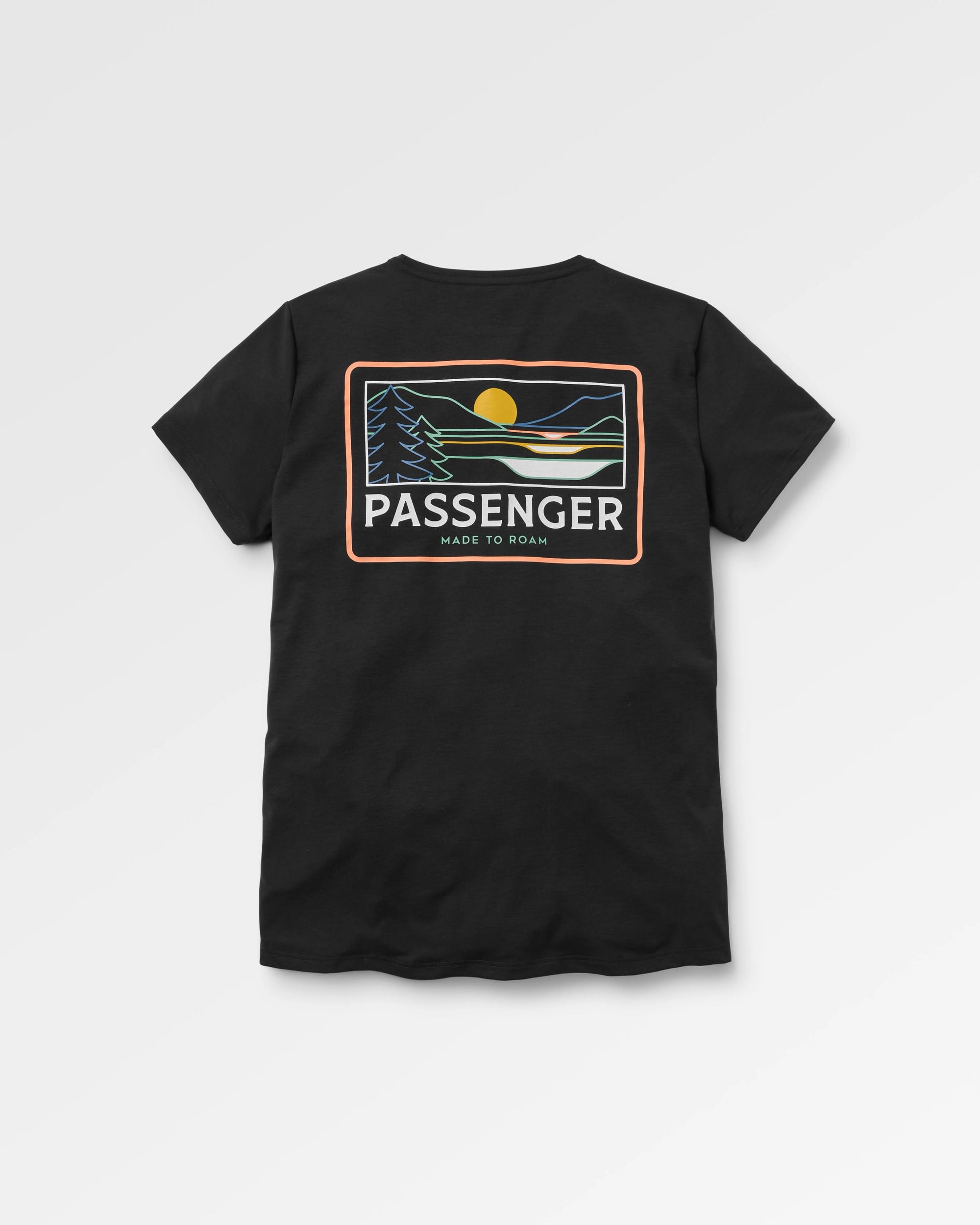 Roamer Women's Drirelease® Active T-Shirt - Black - Flatlay