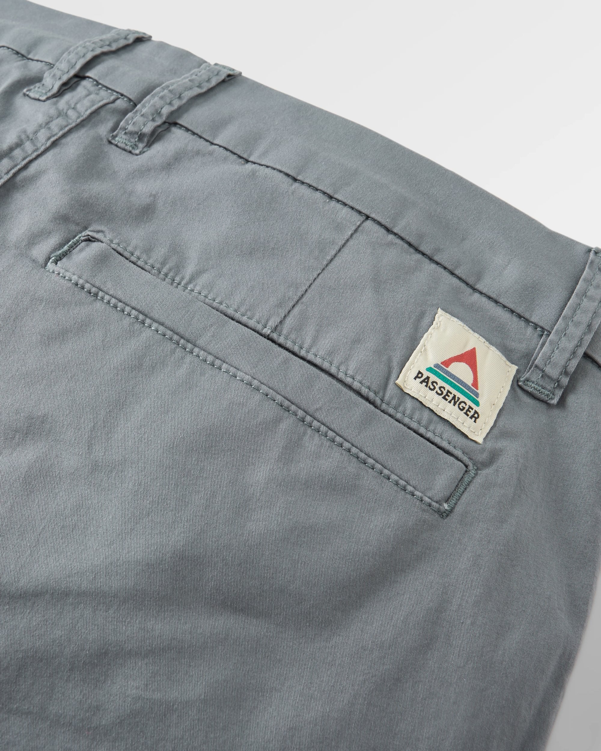 365 Light Organic Cotton Trouser - Storm Grey - Flatlay