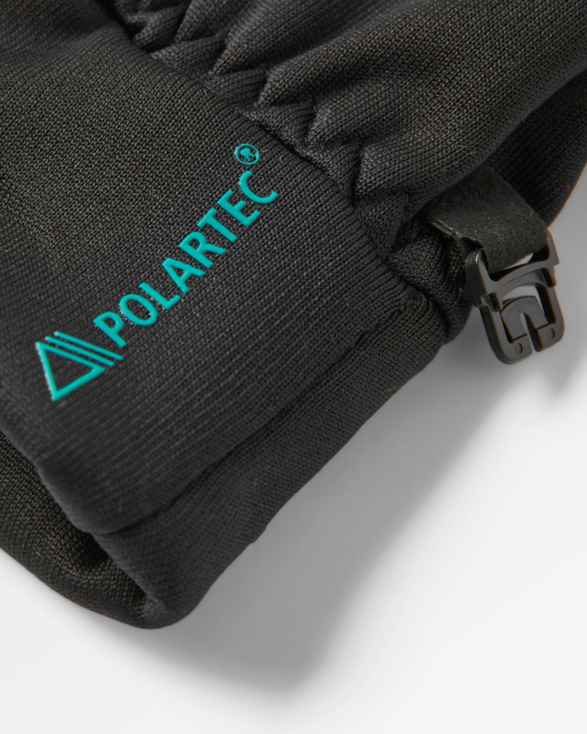 Wintergreen Recycled Polartec® Thermal Gloves - Black - Flatlay