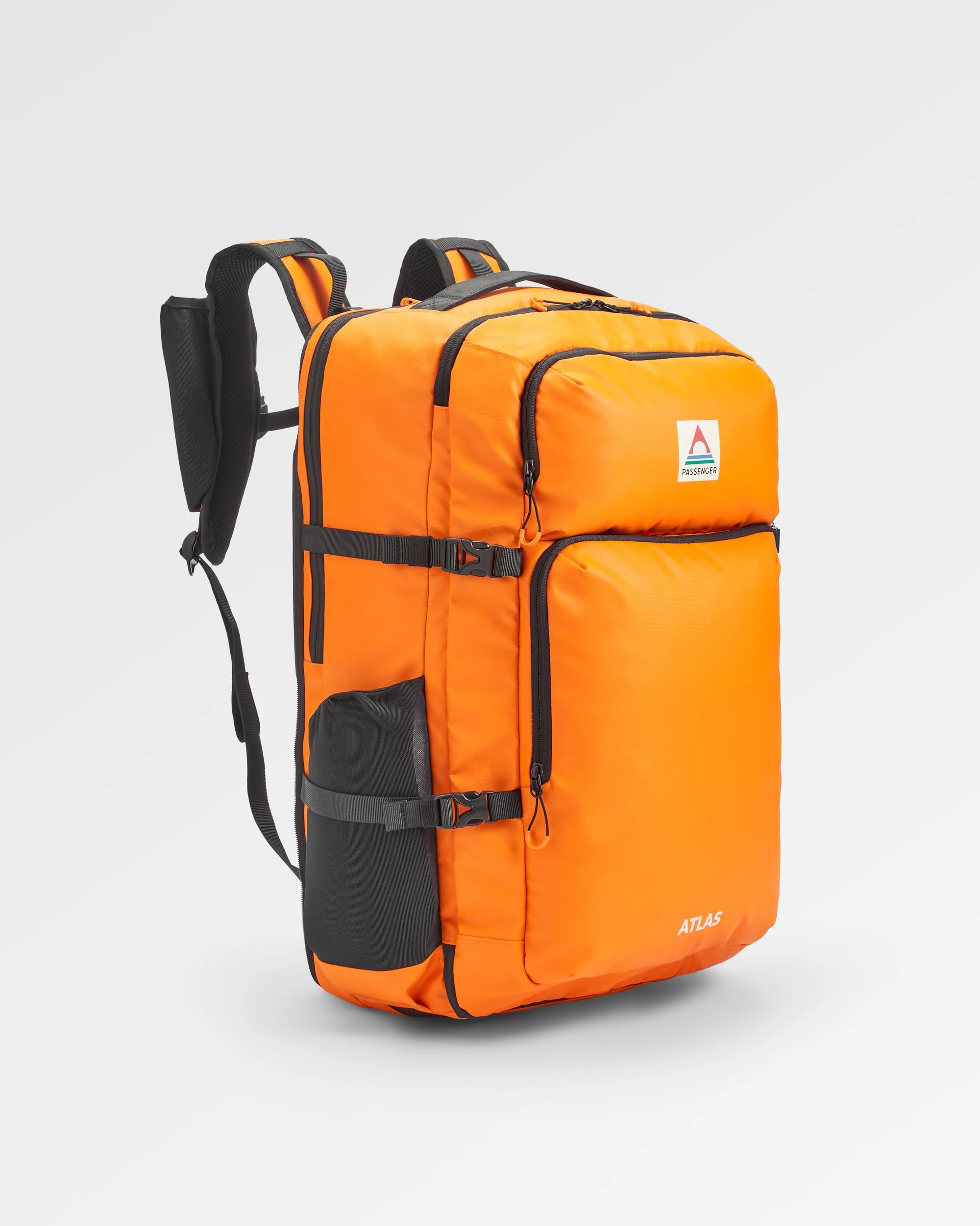 Atlas Backpack Duffel - Sunrise Orange - Flatlay
