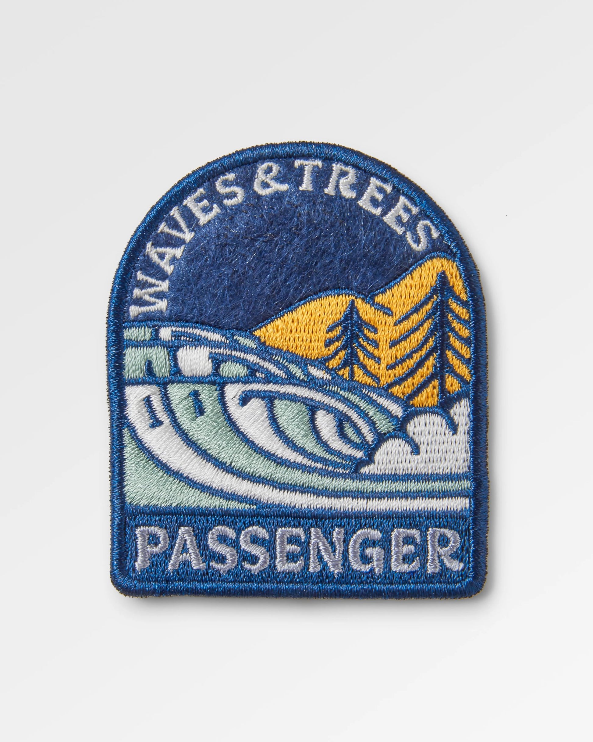 Waves & Trees Patch - Dark Denim