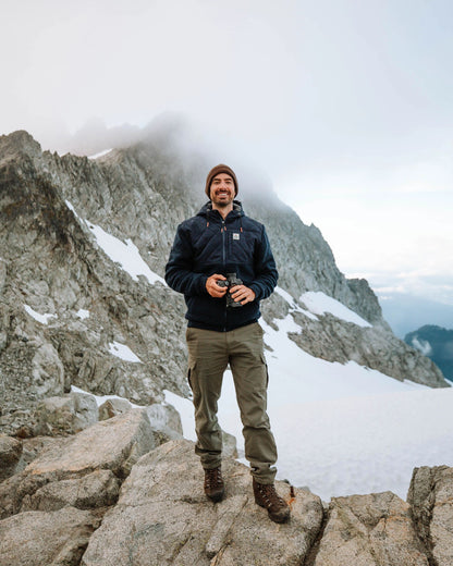 Adventure Recycled Deep-Pile Sherpa Fleece - Rich Navy - Lifestyle