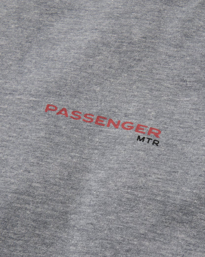 Horizons T-Shirt - Grey Marl - Flatlay