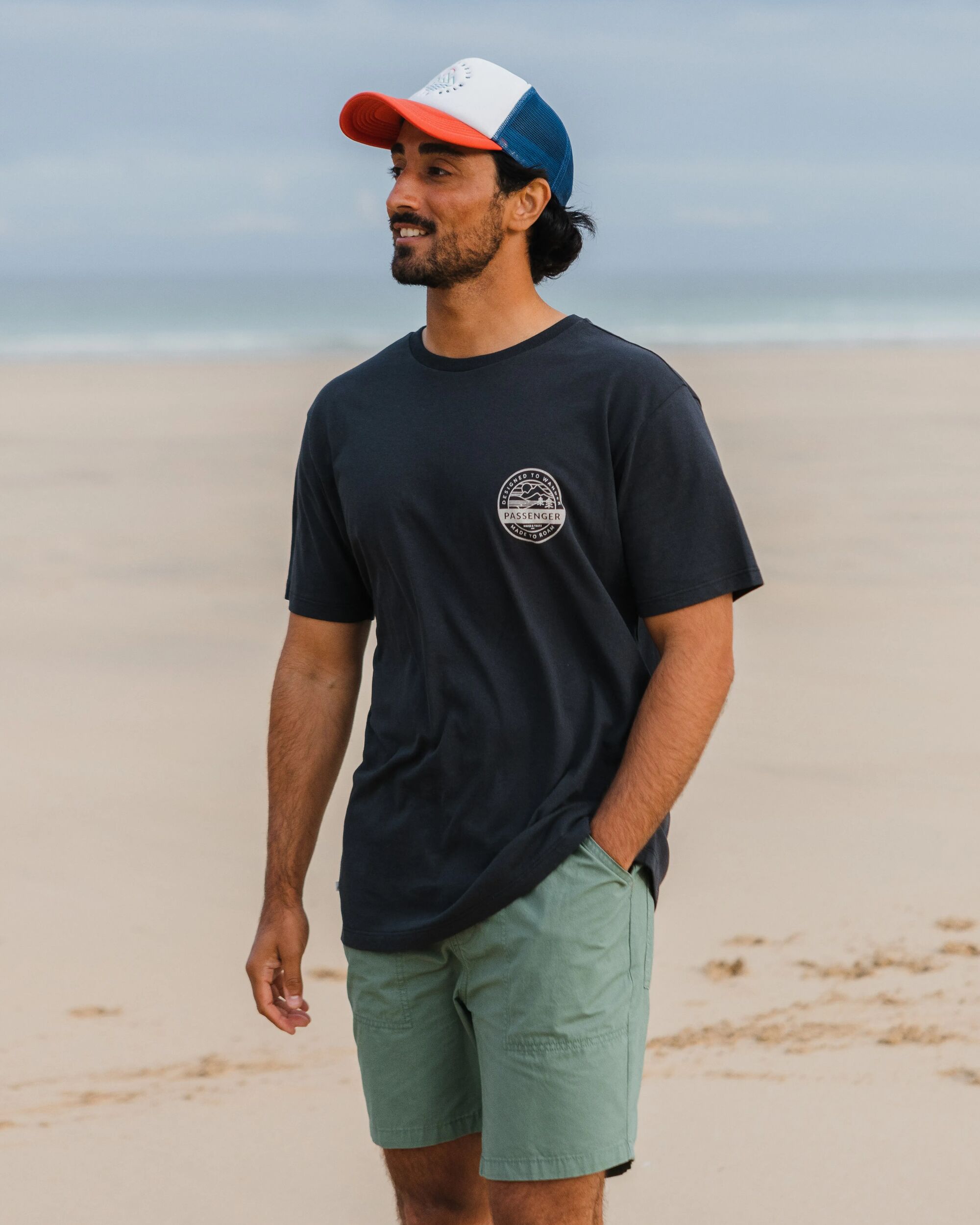 Odyssey Recycled Cotton T-Shirt - Black - Lifestyle