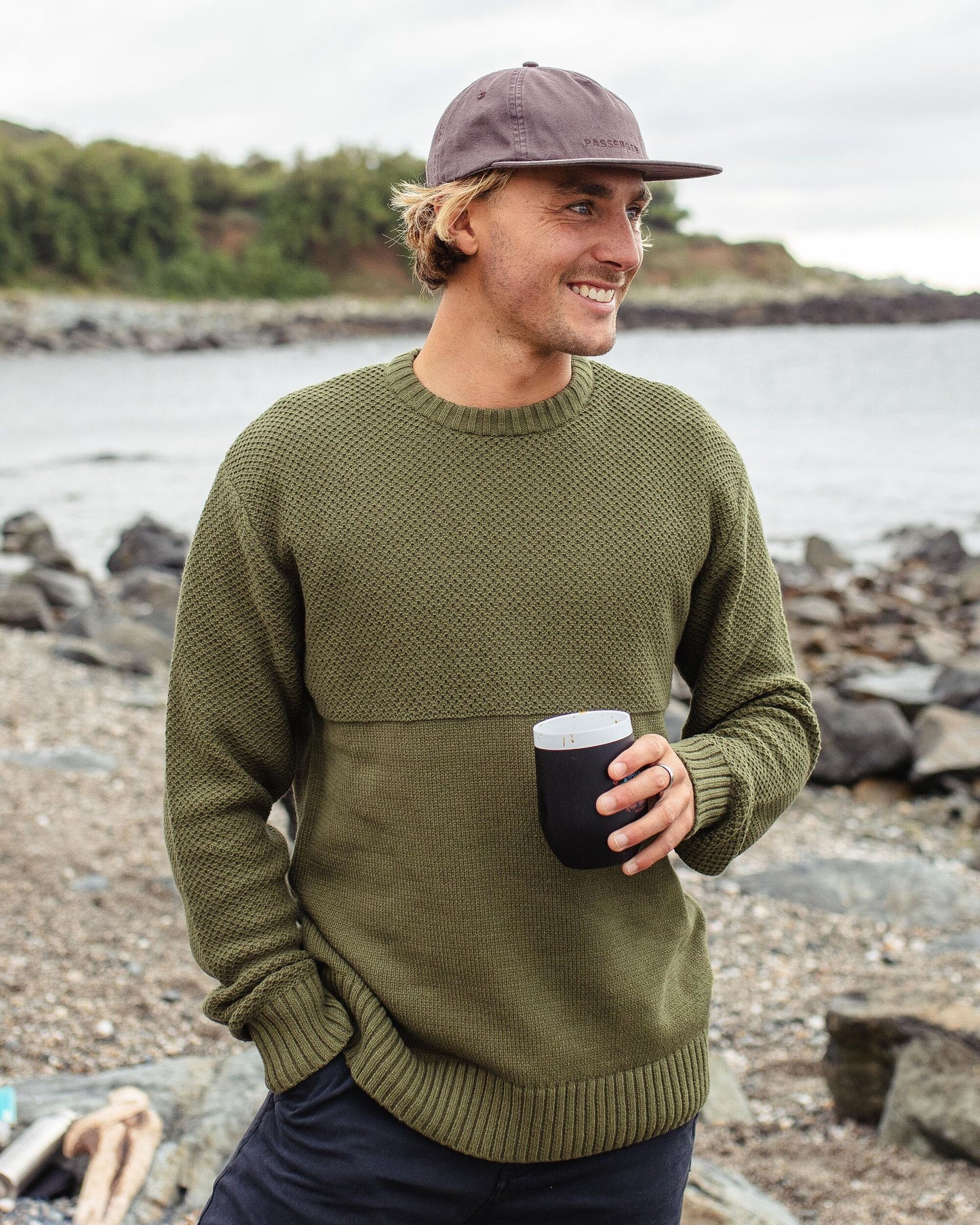 Swell Knitted Jumper - Khaki