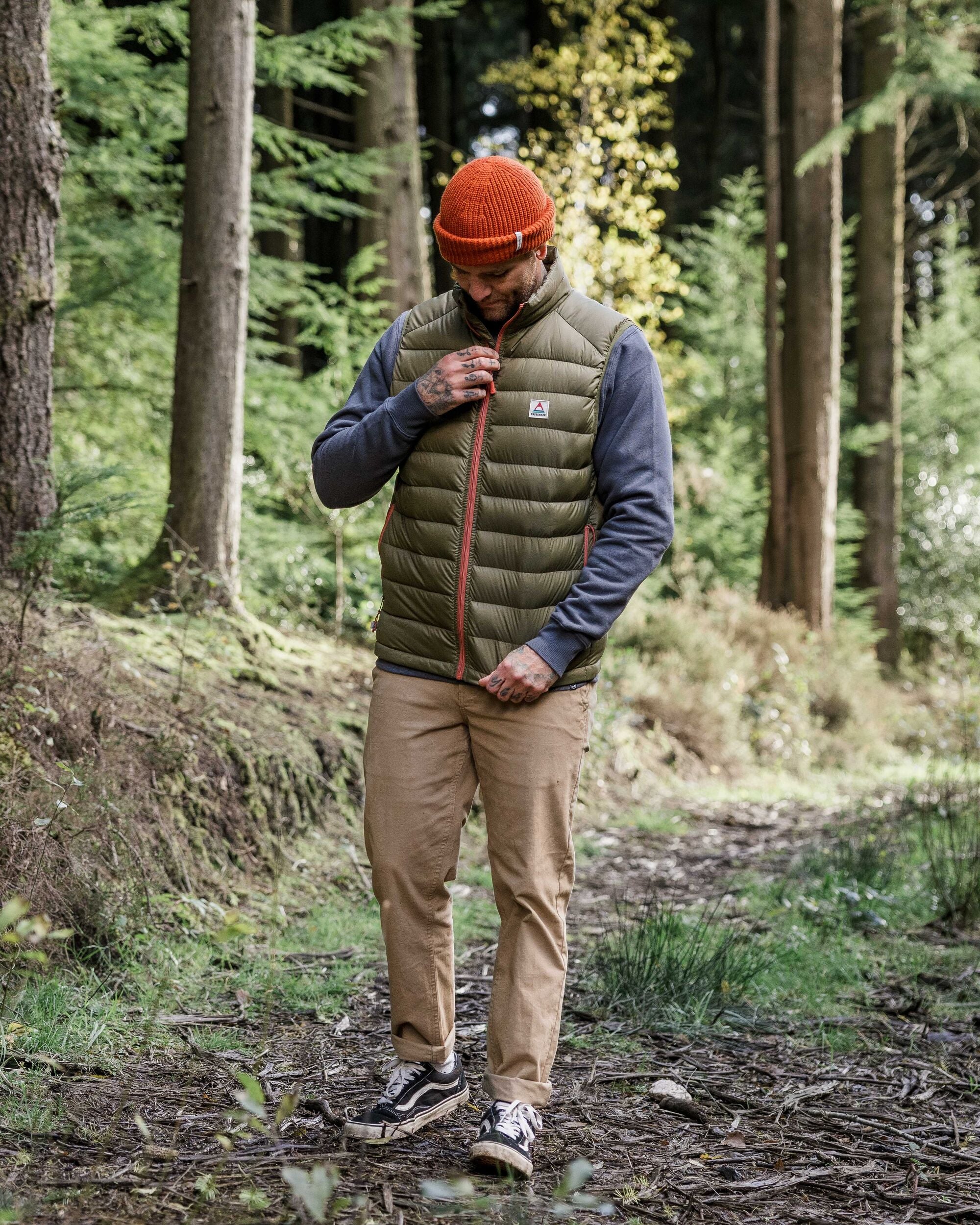 Roamer Insulated Vest - Khaki - Lifestyle