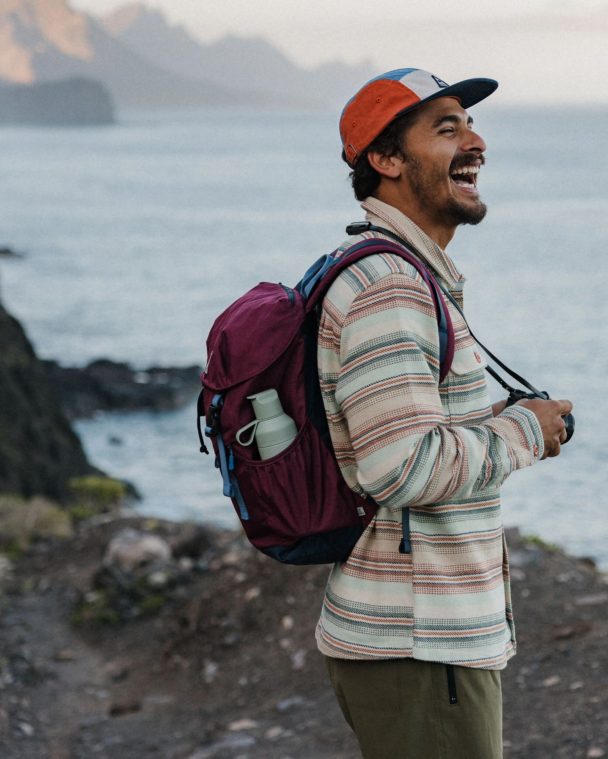 MensBoondocker Recycled 18L Backpack - Mauve Dusk - Lifestyle