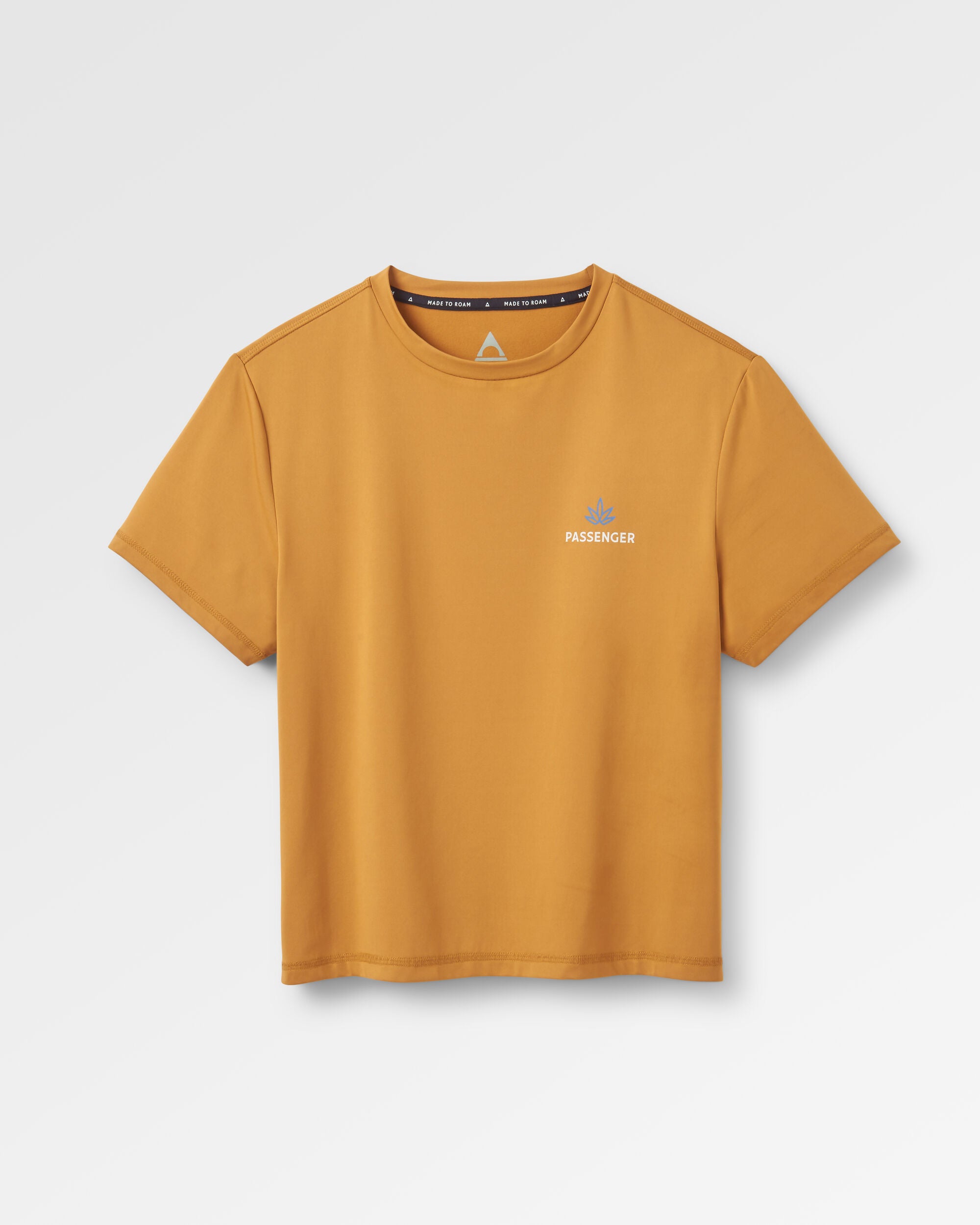 Align Active Recycled T-Shirt - Dusty Ochre - Flatlay