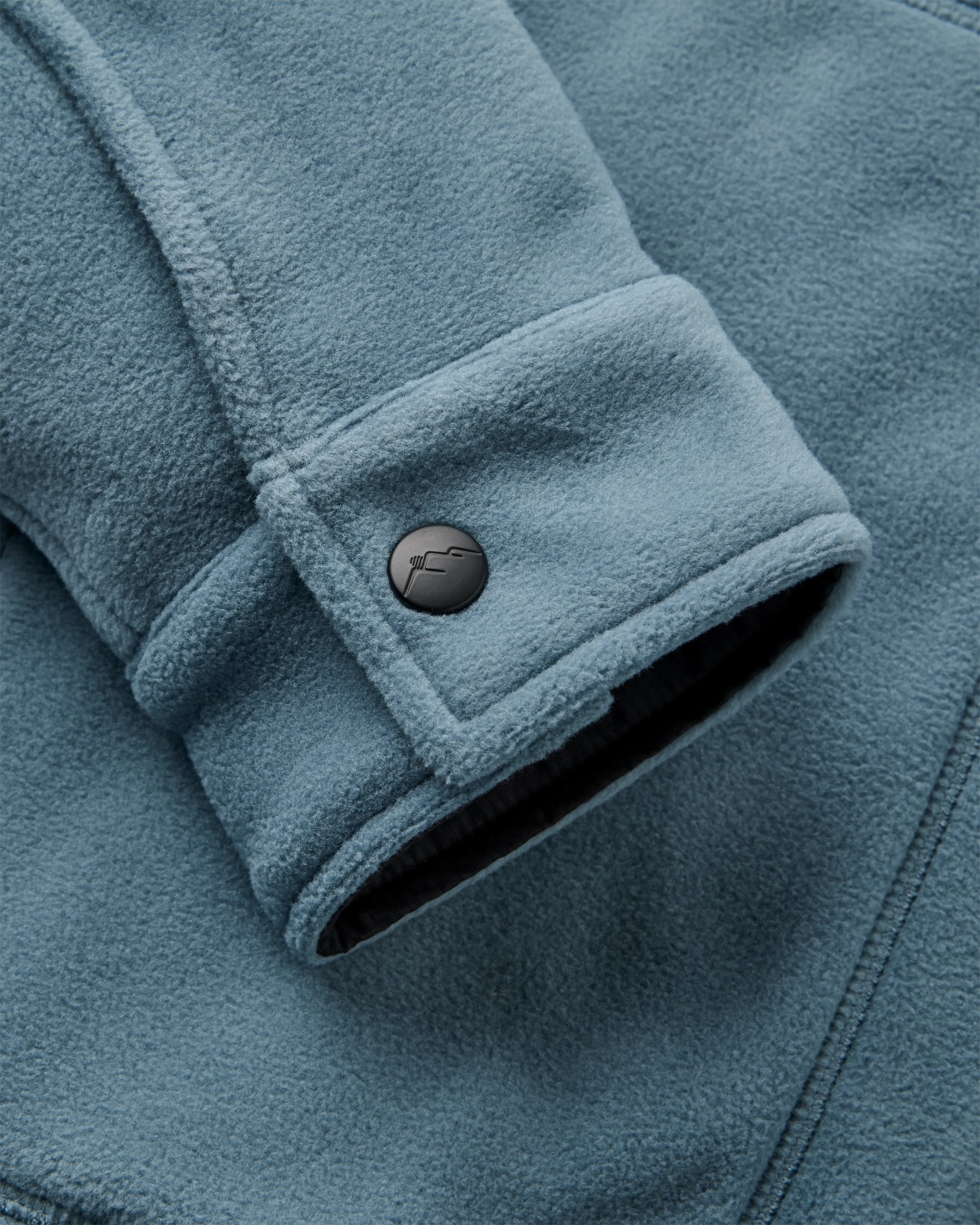 Adapt Polartec® Overshirt - Stormy Blue - Flatlay