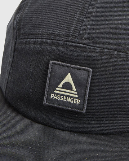 Fixie Organic 5 Panel Cap 2.0 - Faded Black - Flatlay